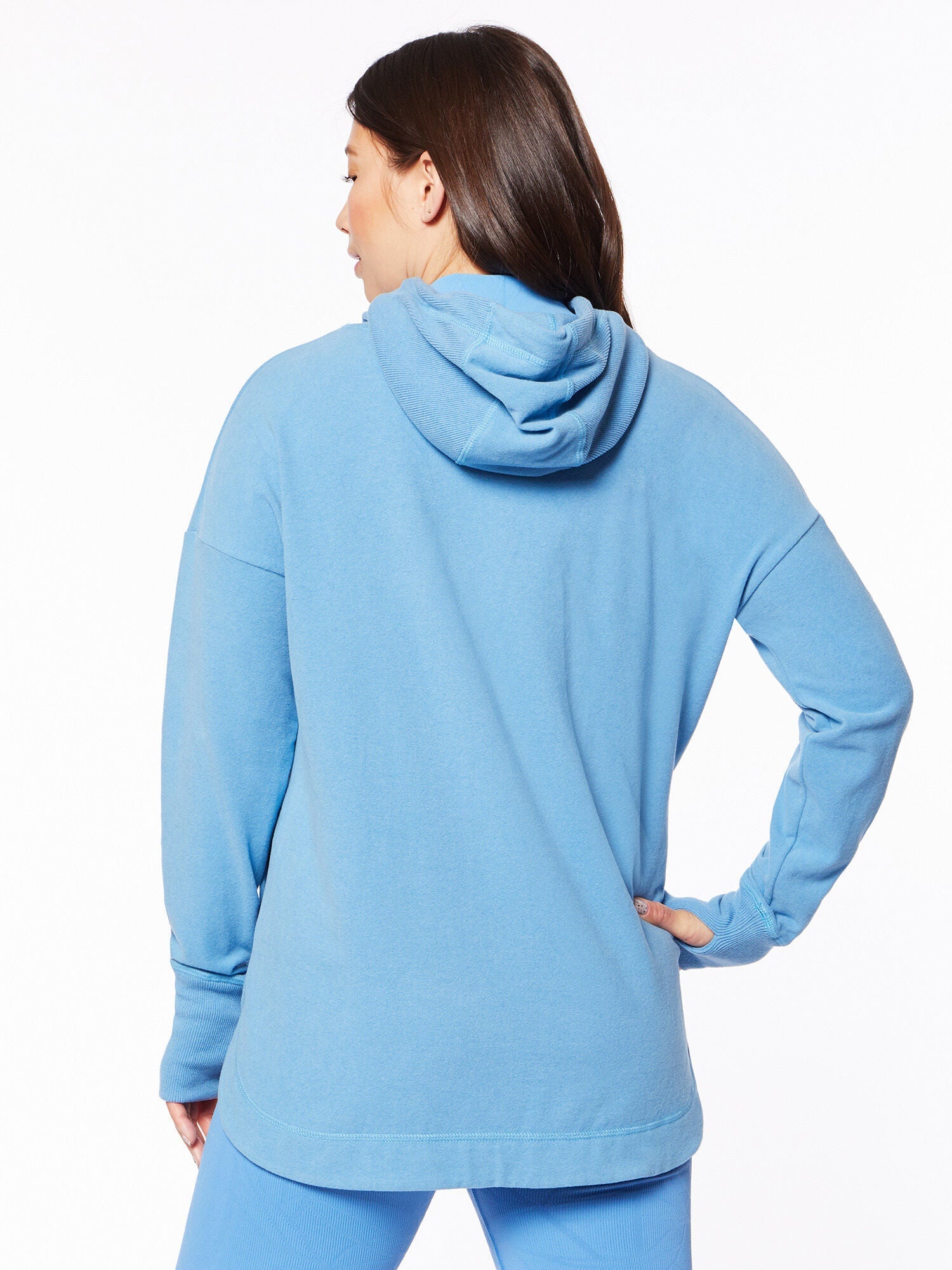 Escape Luxe Fleece Hoodie Regatta Blue | Sweaty Betty