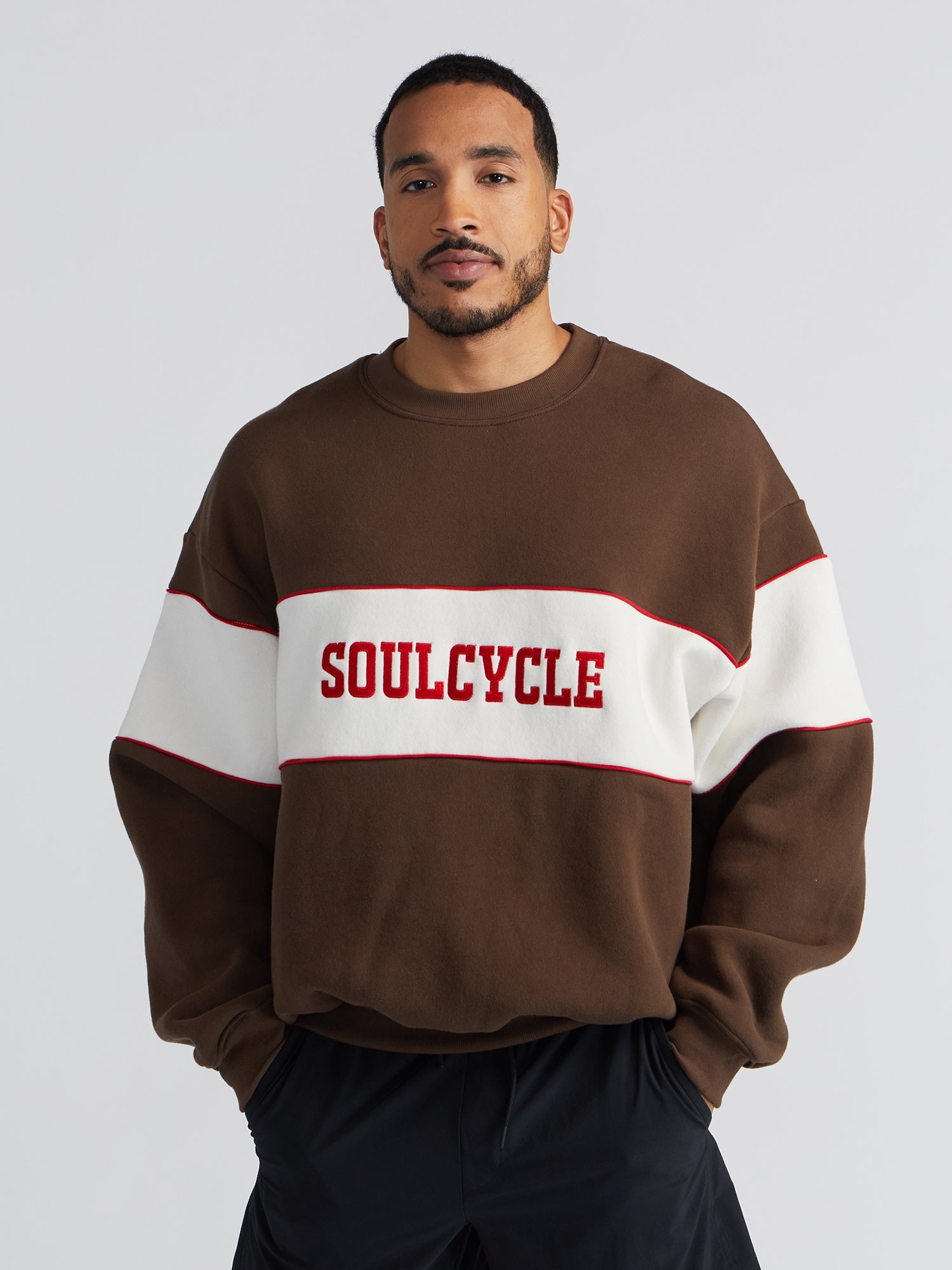 SoulCycle Brown Block Crew | Soul by SoulCycle