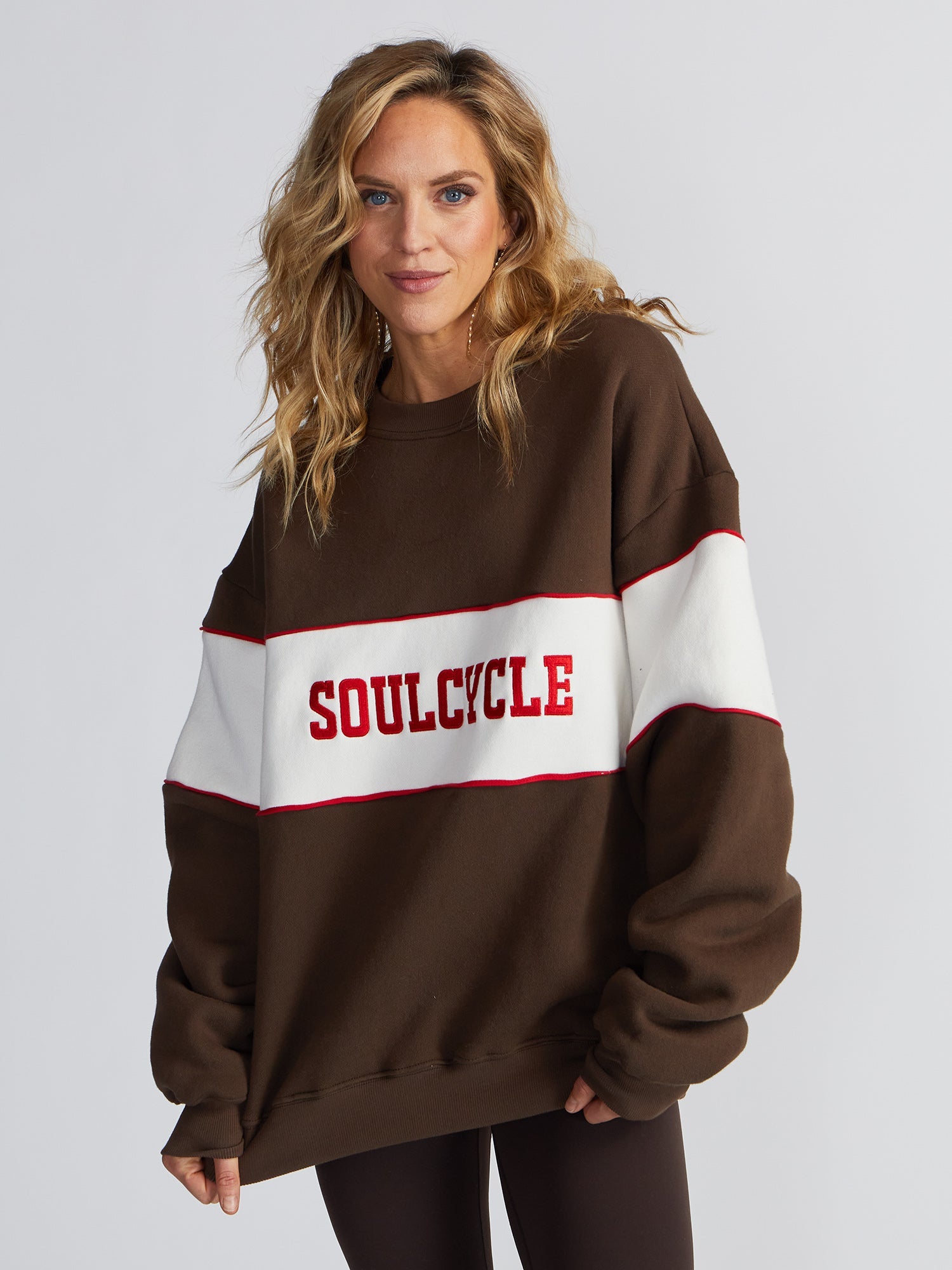 SoulCycle Brown Block Crew | Soul by SoulCycle