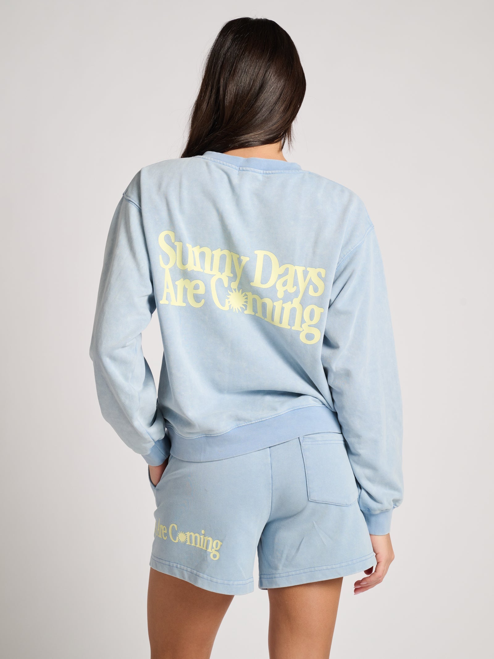 Sunny Days Are Coming Henley Sweatshirt | The Mayfair Group