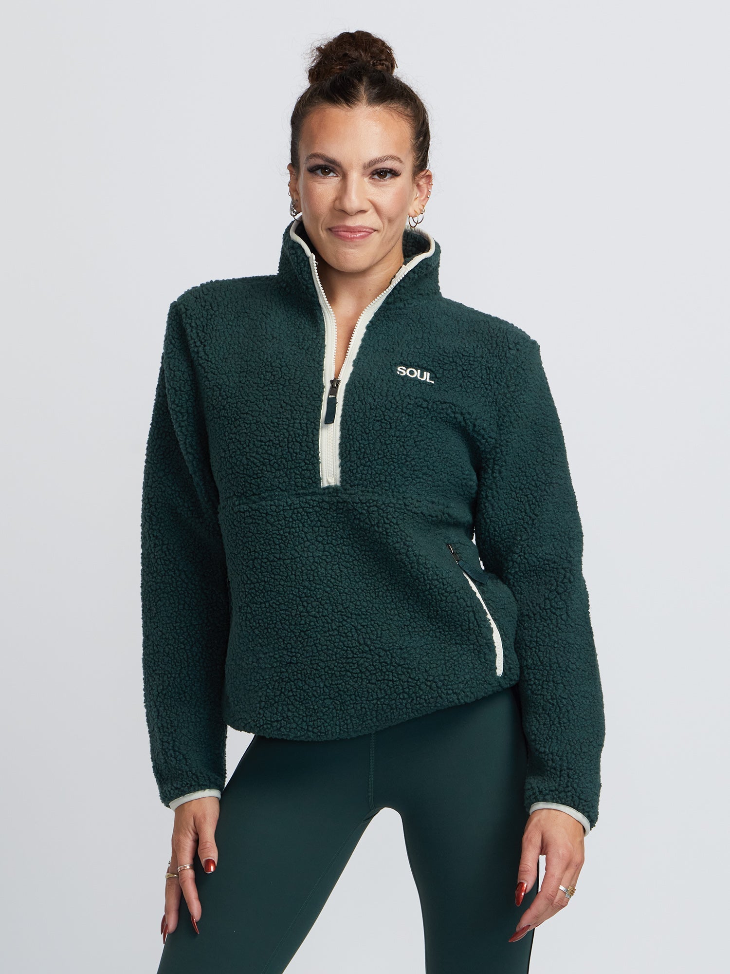 Libby Sherpa Half Zip | SPLITS59