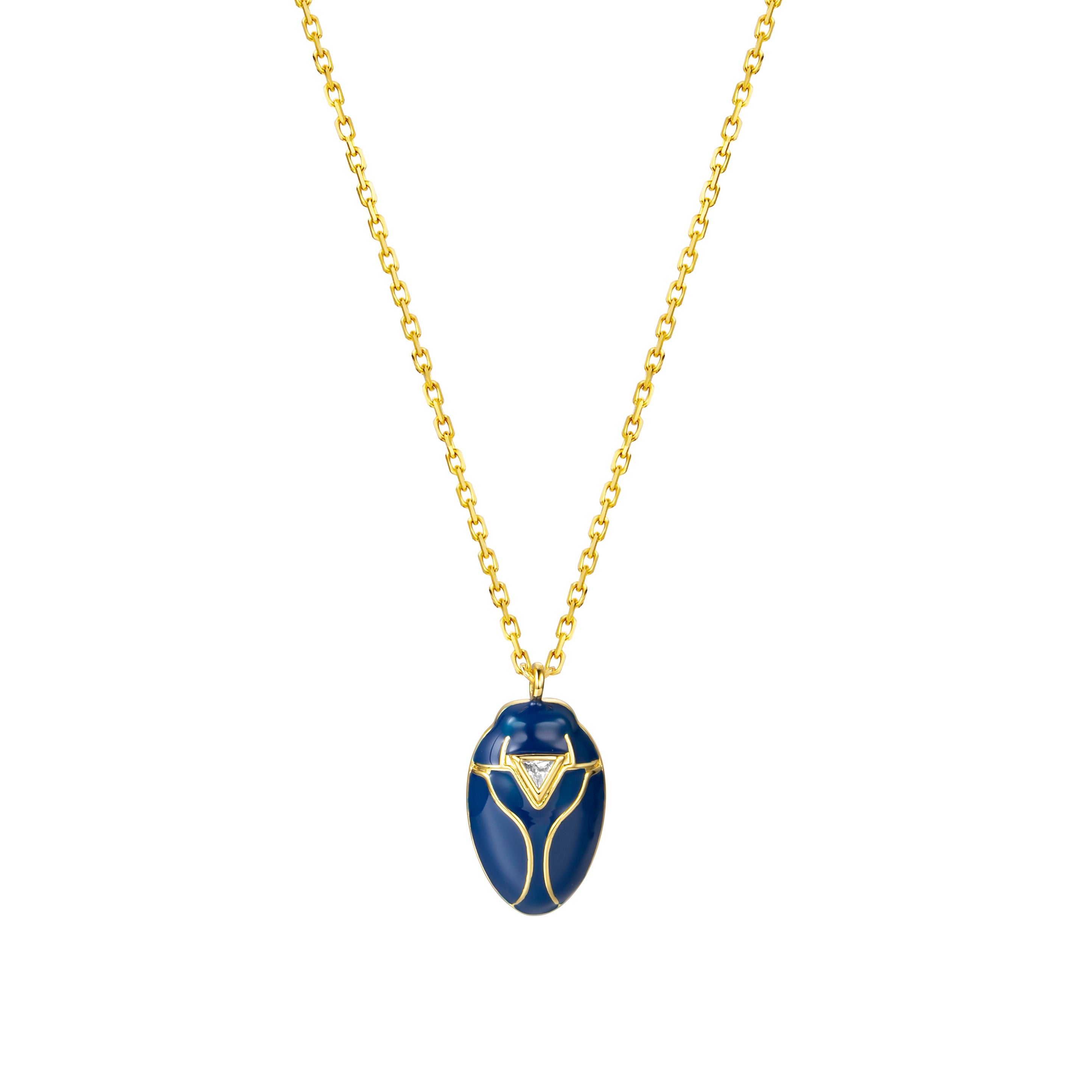 Sacred Scarab Amulet Necklace