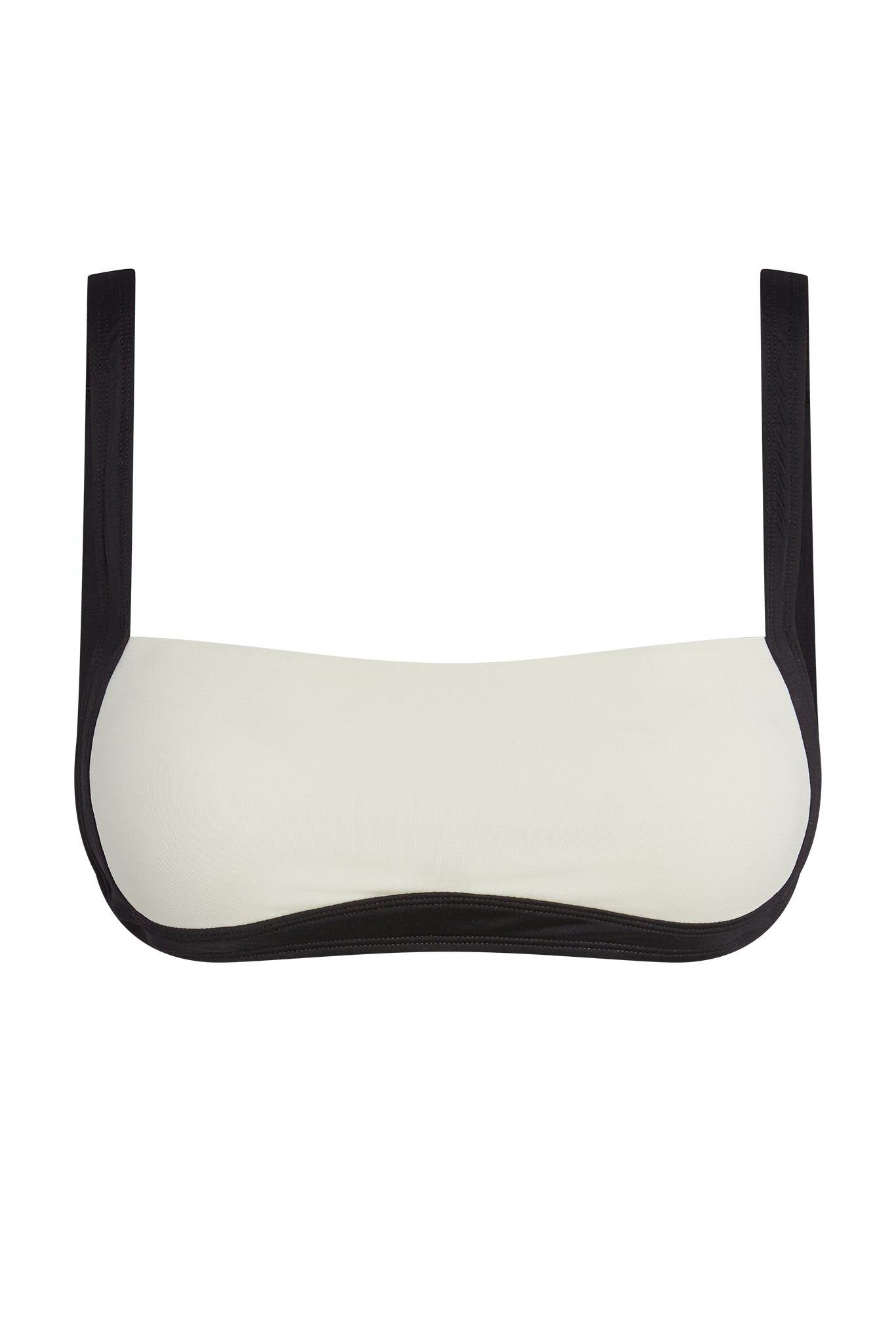 Santorini Top - Ivory/Black