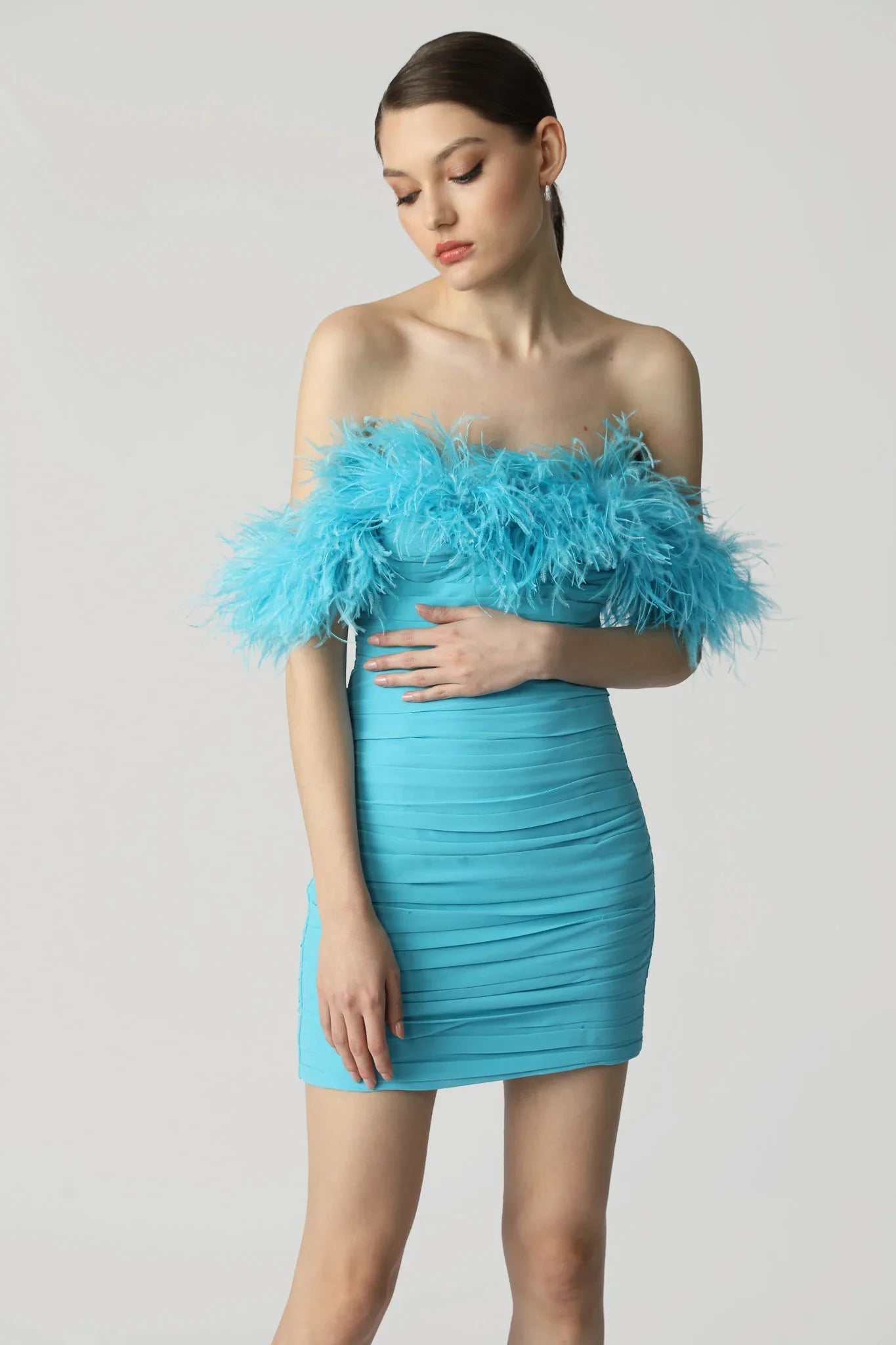 Chelsea Dress - Aqua