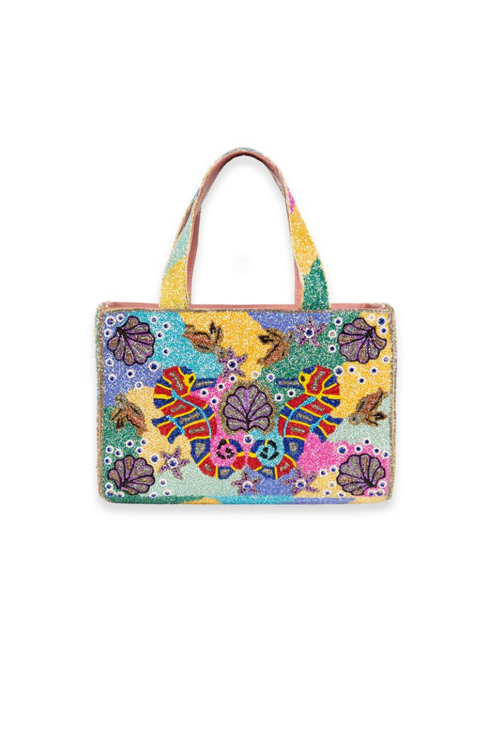 Coral Reef Hand Beaded Bag - will take 2-4 weeks to arrive