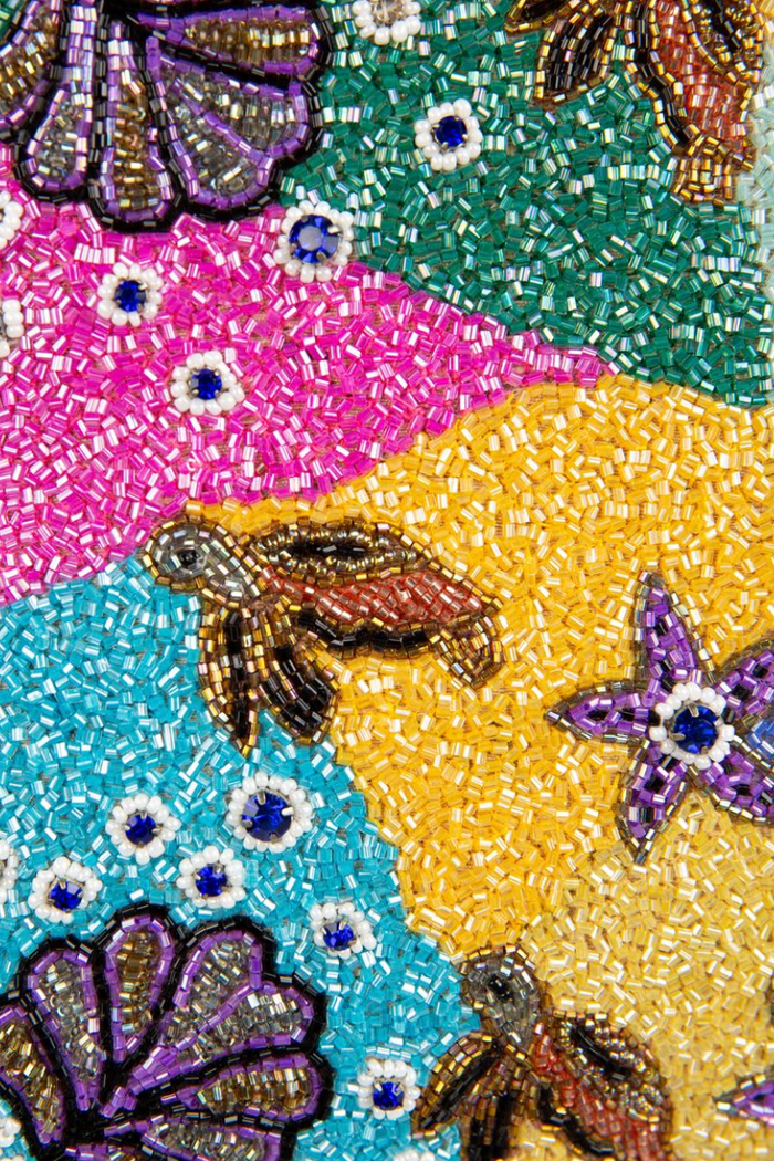 Coral Reef Hand Beaded Bag - will take 2-4 weeks to arrive