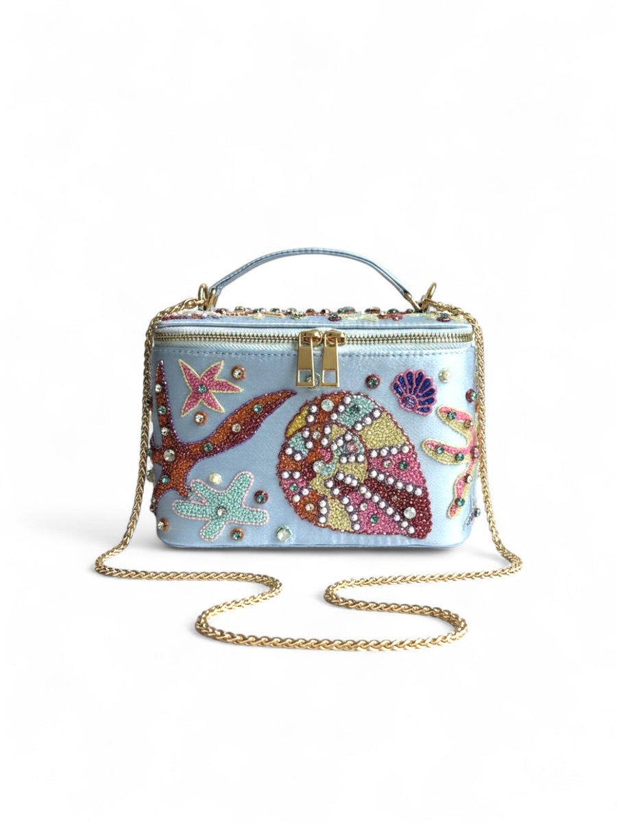 Selene Vanity Blue Makeup Bag - will take 2-4 weeks to arrive