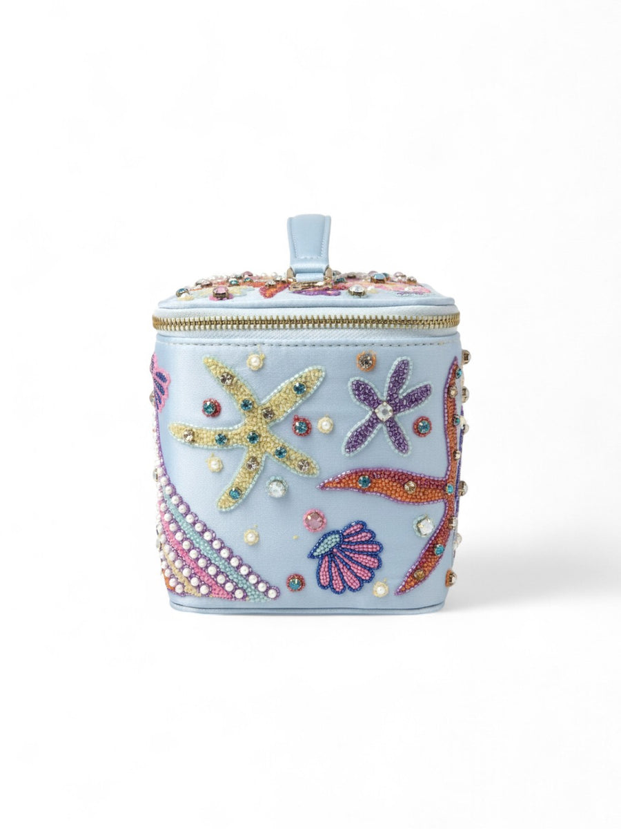 Selene Vanity Blue Makeup Bag - will take 2-4 weeks to arrive