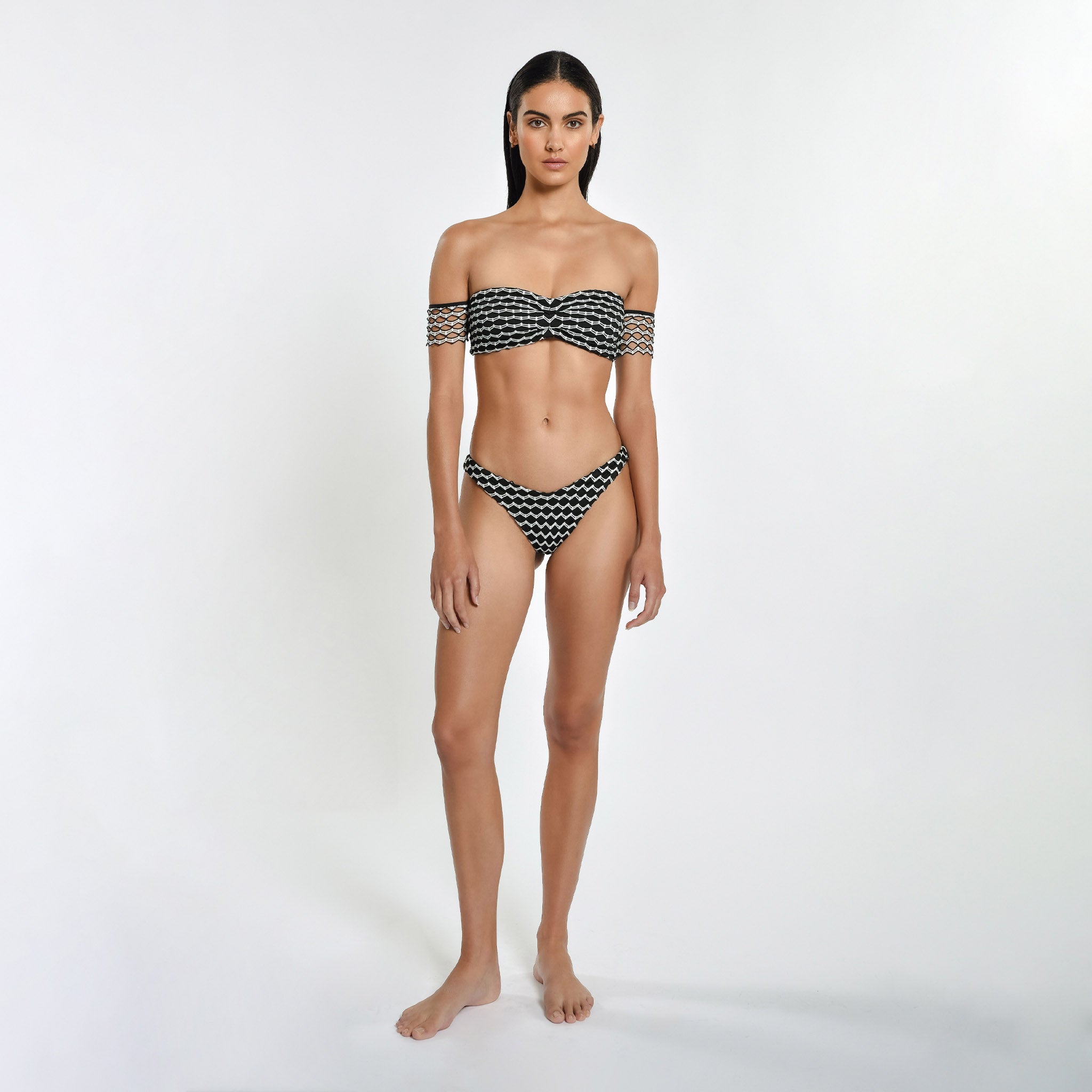 Shelley Textured Bikini Bottom