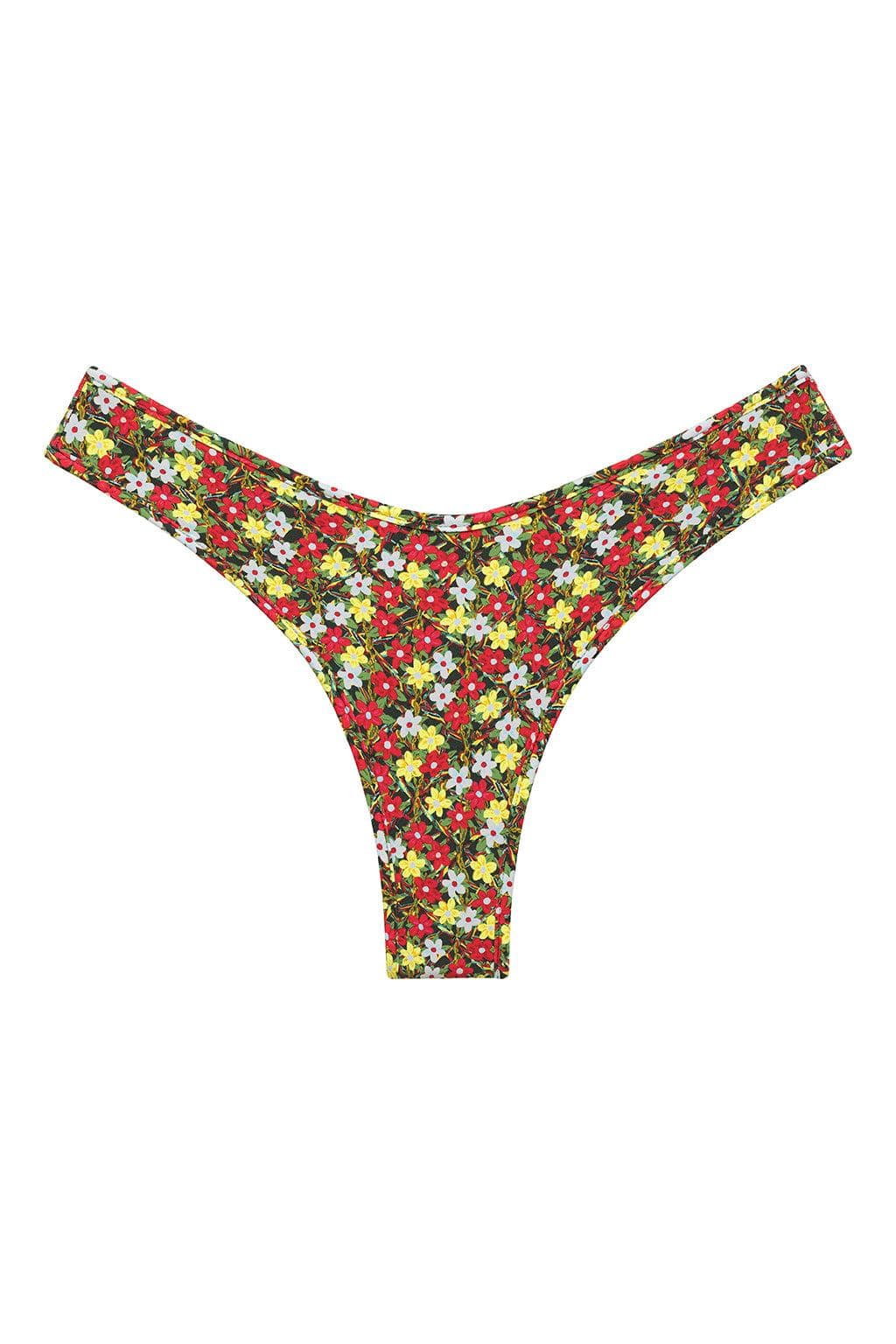 Sienna Floral Added Coverage Lulu Bikini Bottom