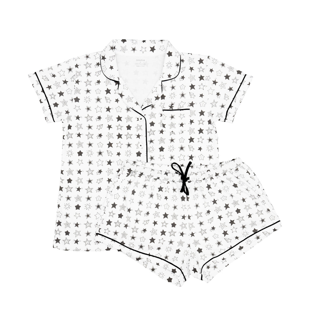 Women's Pajama  Black Stars
