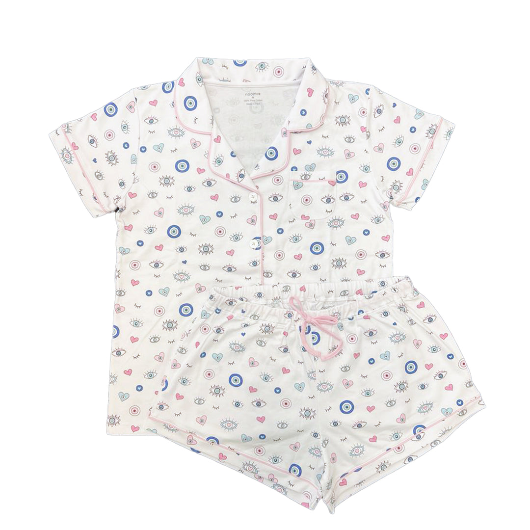 Women's Two Piece PJ SS/Shorts I See You Girl