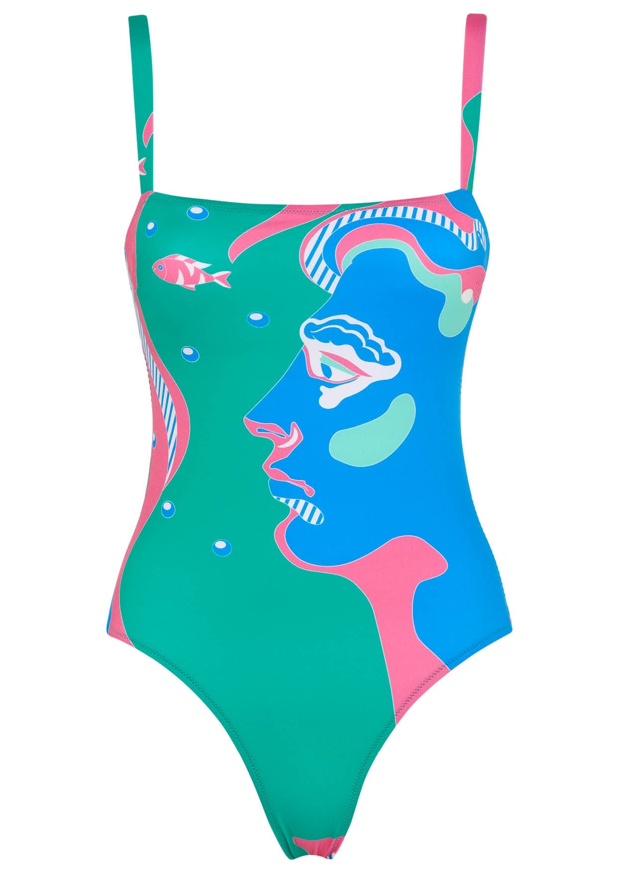 Image of product named underwater dreamer athena one piece by Paolita London