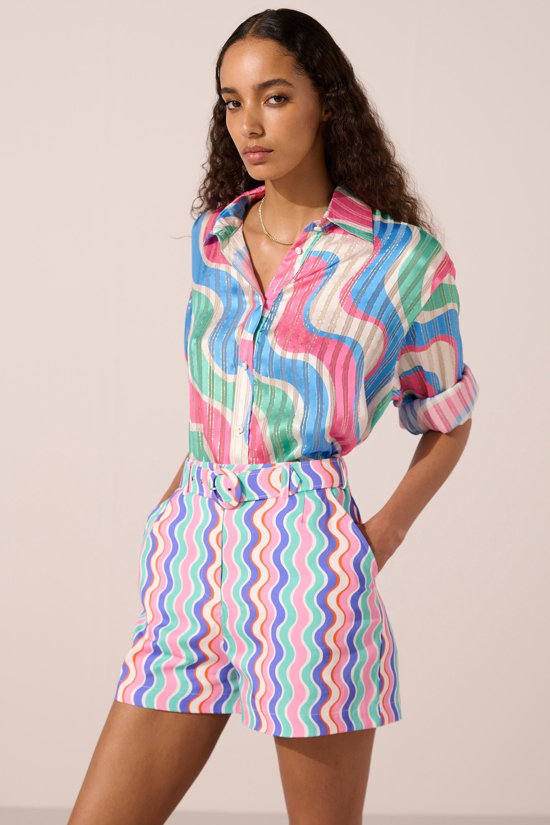 Image of product named synesthesia silk shirt by Paolita London