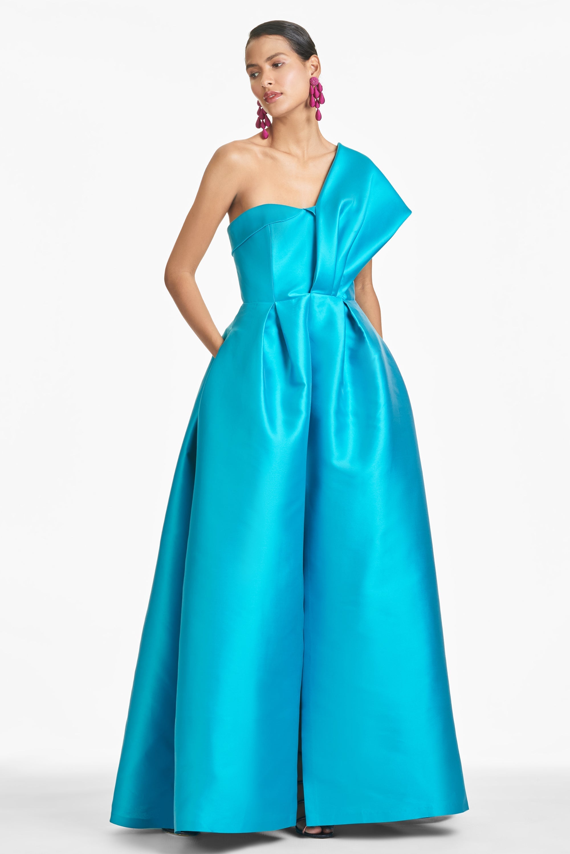 Clarissa Gown - Aqua - Final Sale