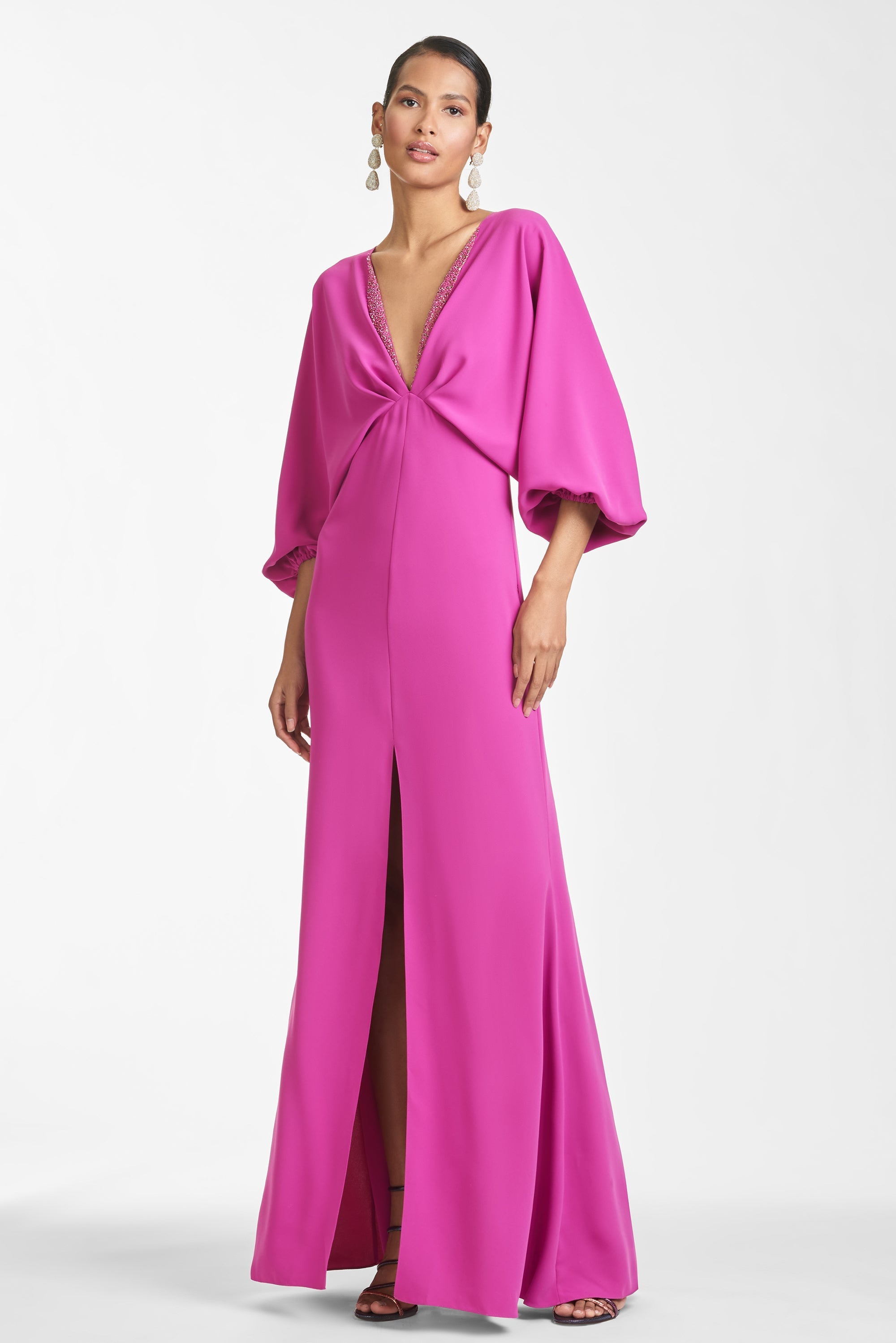 Gabby Gown - Magenta - Final Sale