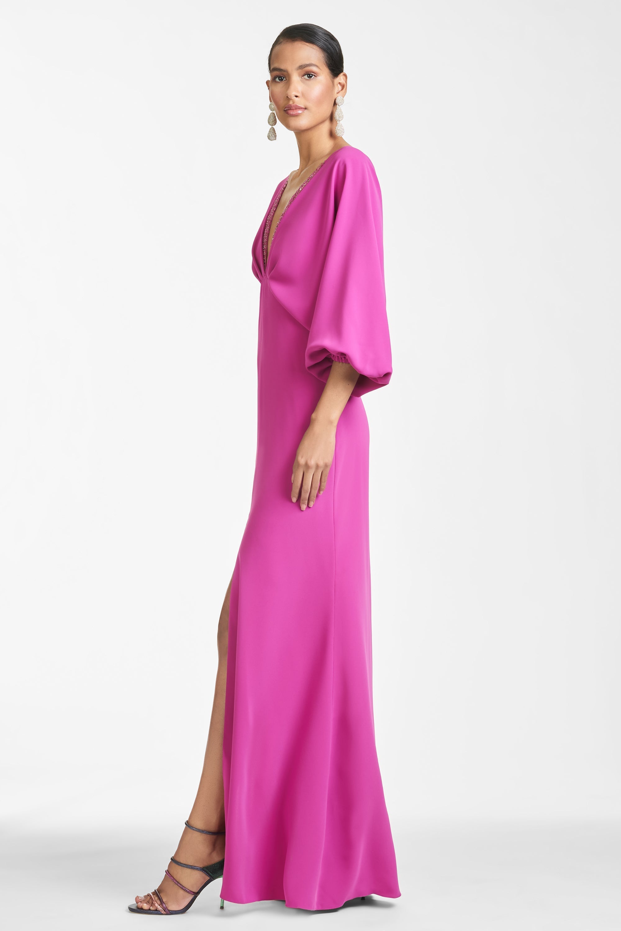 Gabby Gown - Magenta - Final Sale