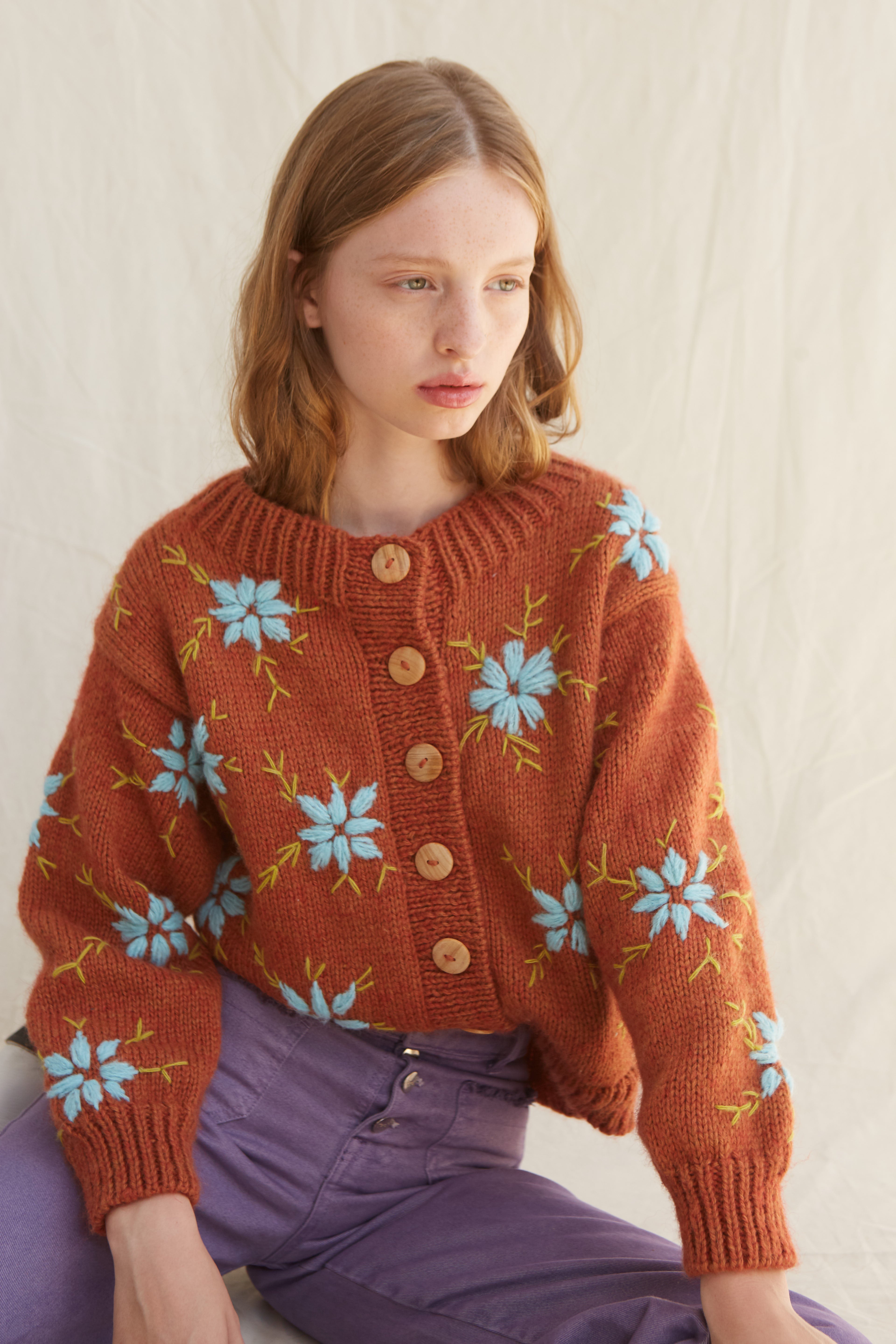 Lucero Sweater | Rust Brown