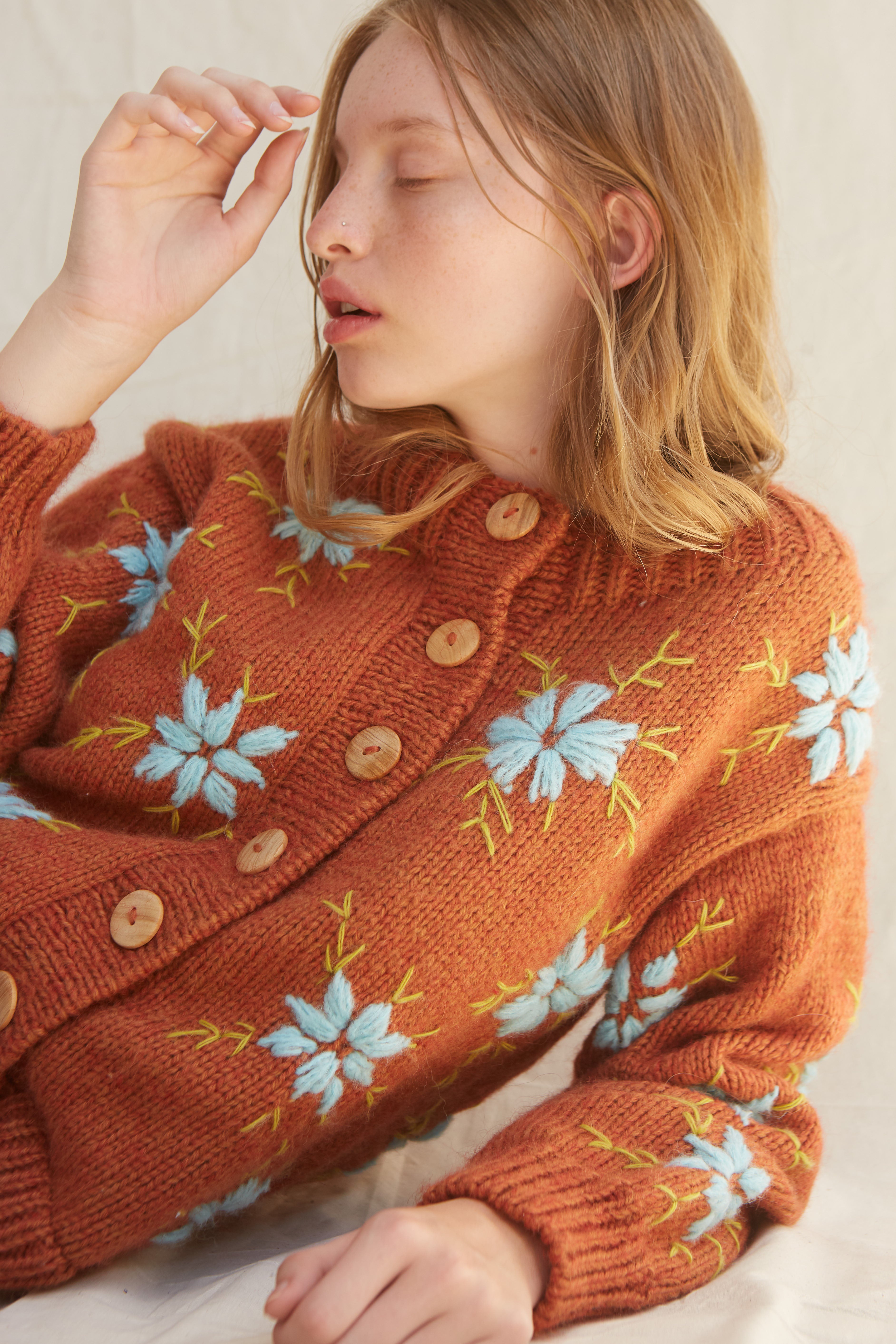 Lucero Sweater | Rust Brown