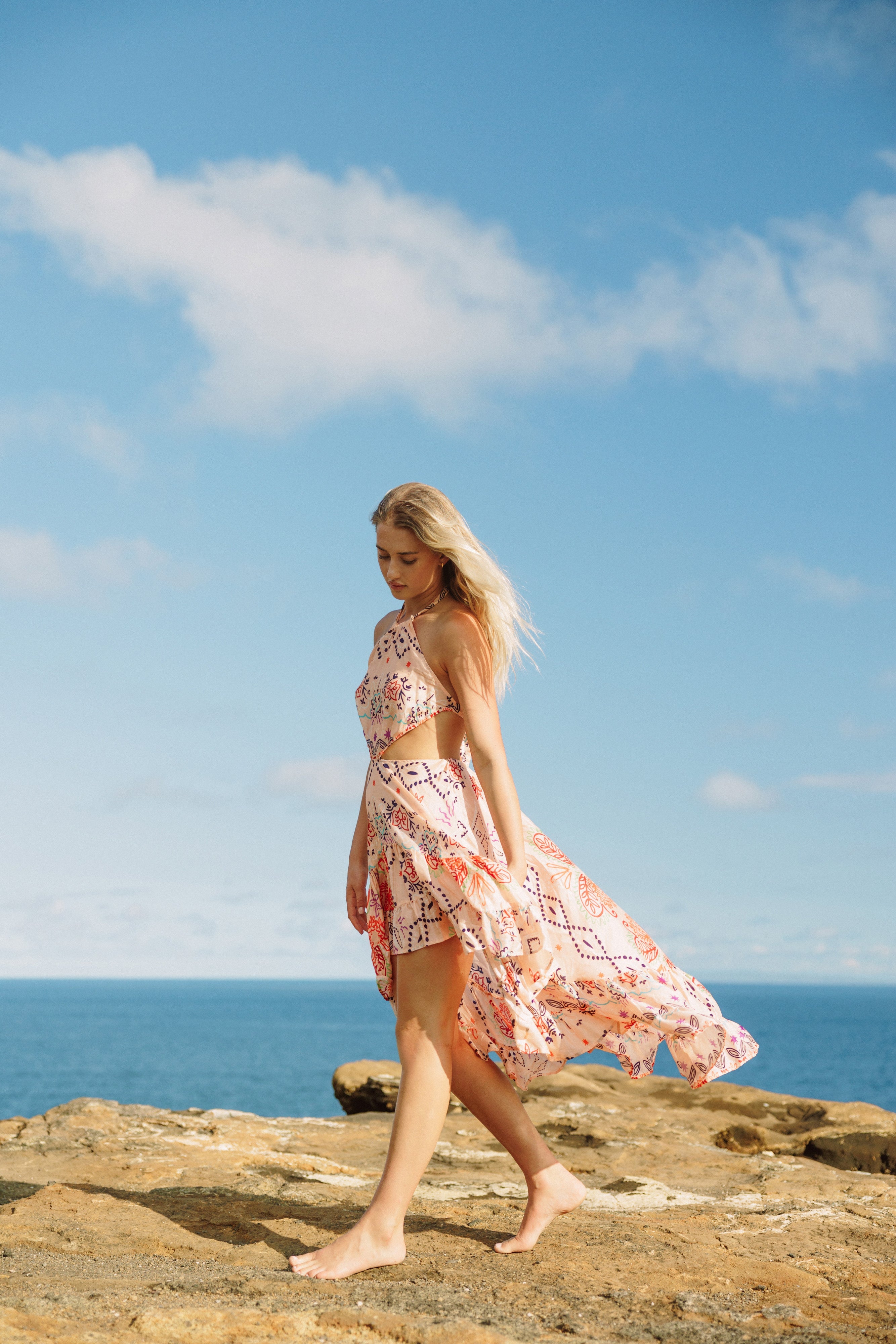 TAMARA DRESS SAINT TROPEZ ECRU