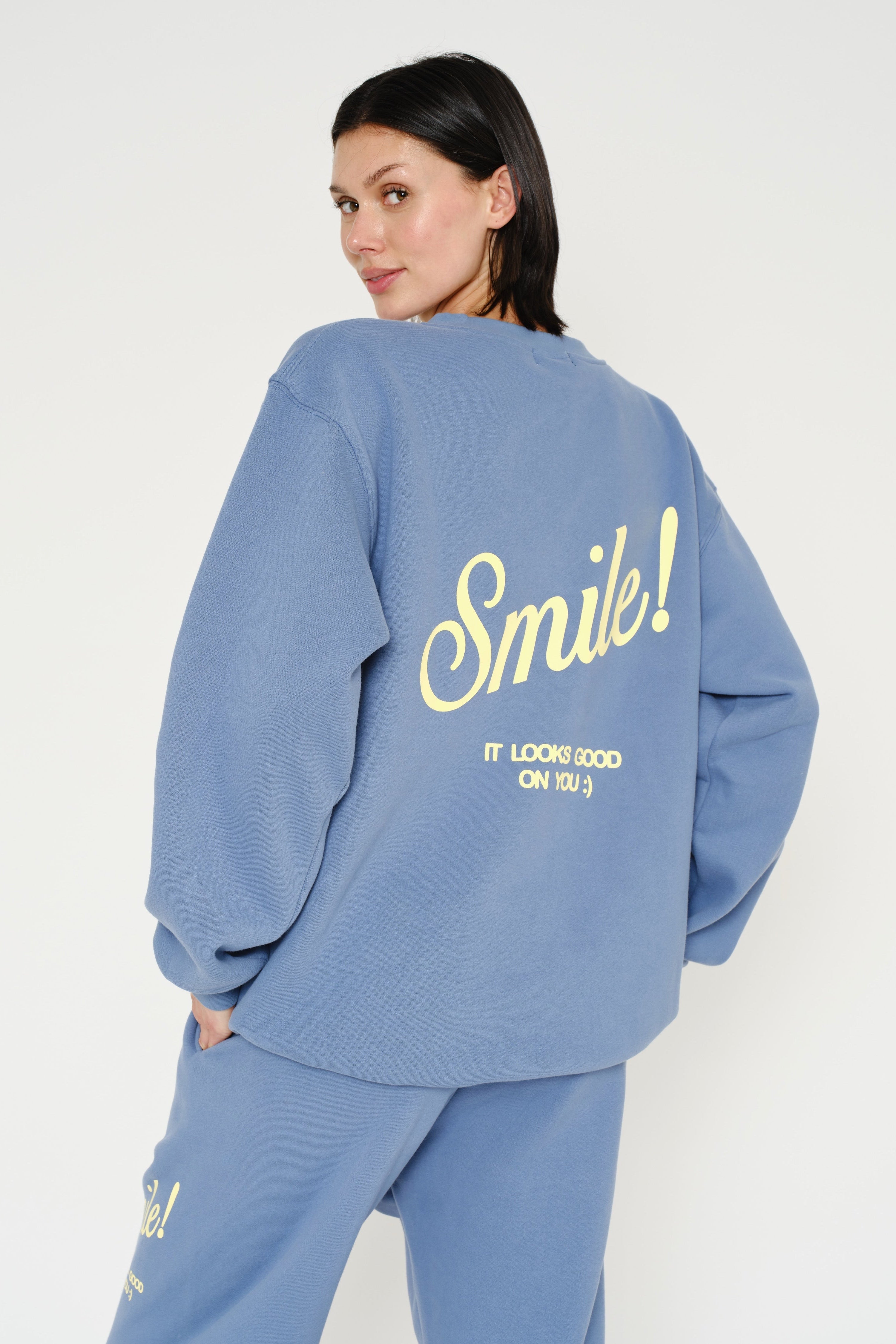 Smile Oversized Henley