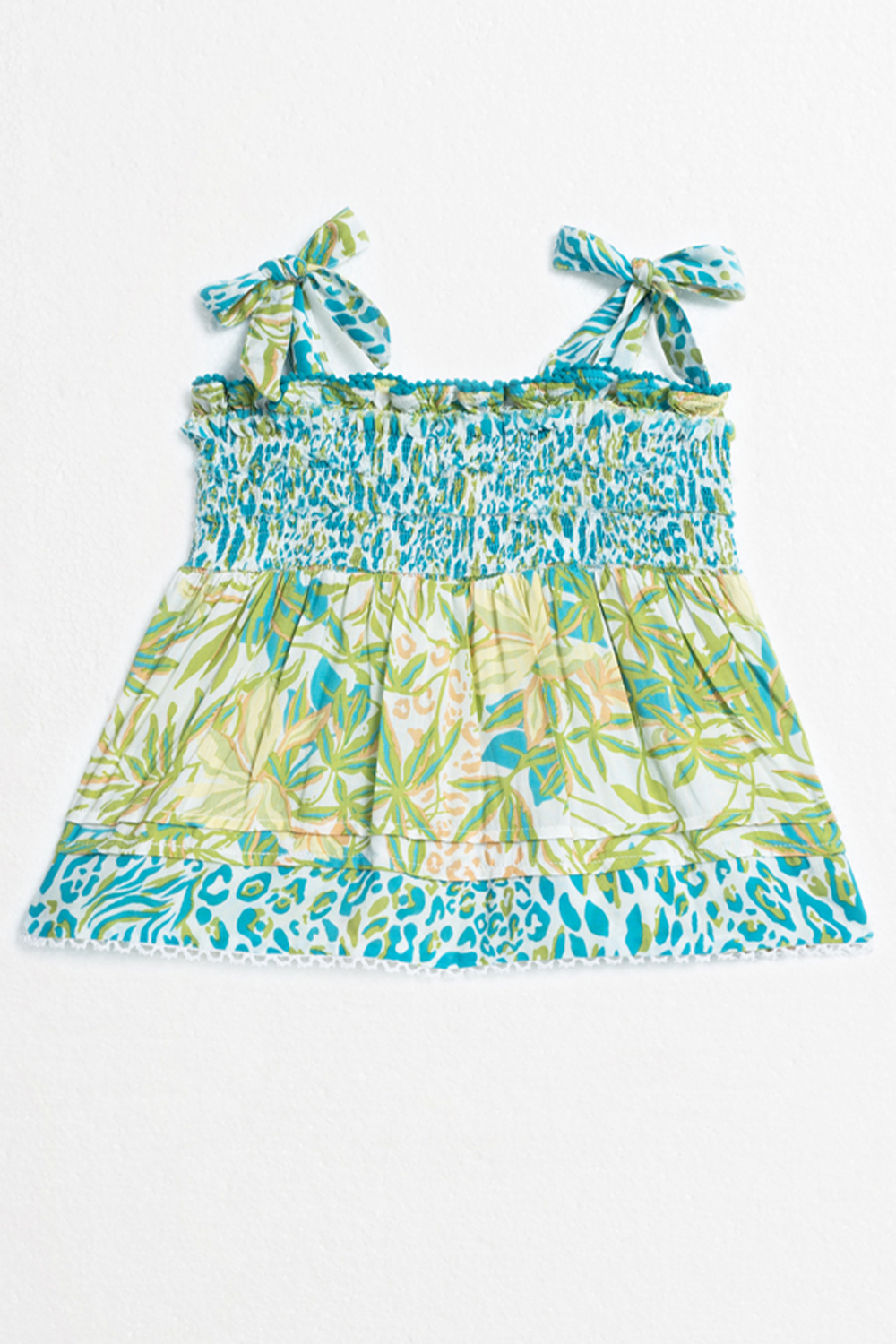 Top Cindy Kids V Green Orchid Viscose