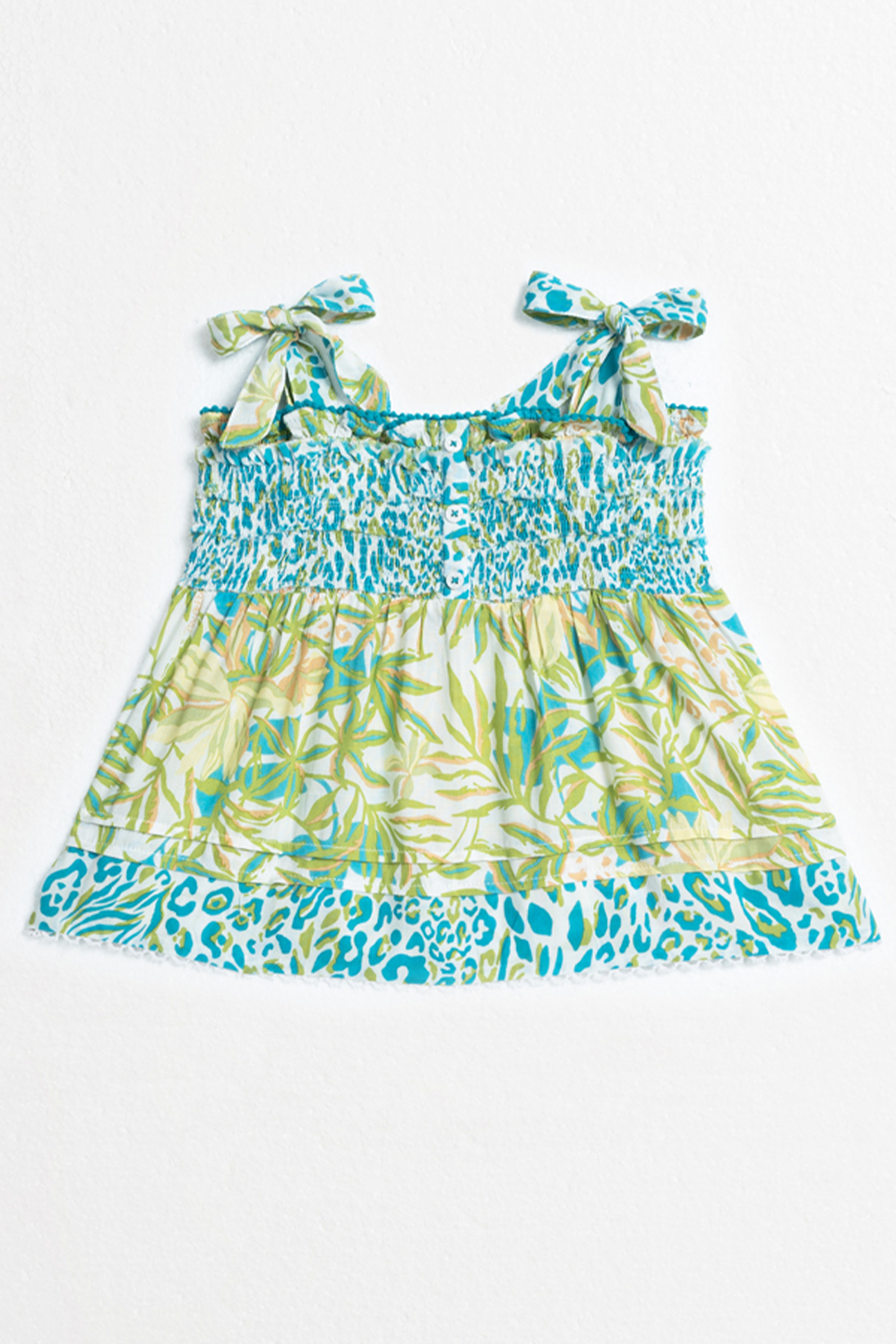 Top Cindy Kids V Green Orchid Viscose