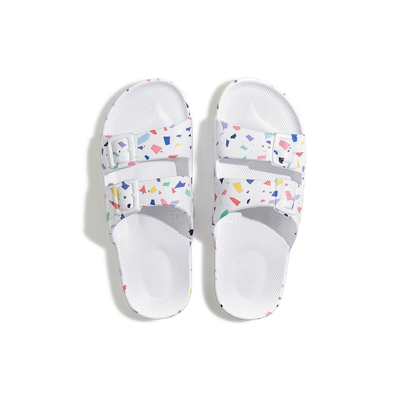 Adult Moses Sandal - Terrazzo White