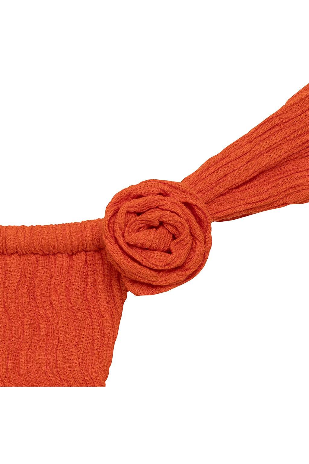 Tangerine Removable Rose Pin