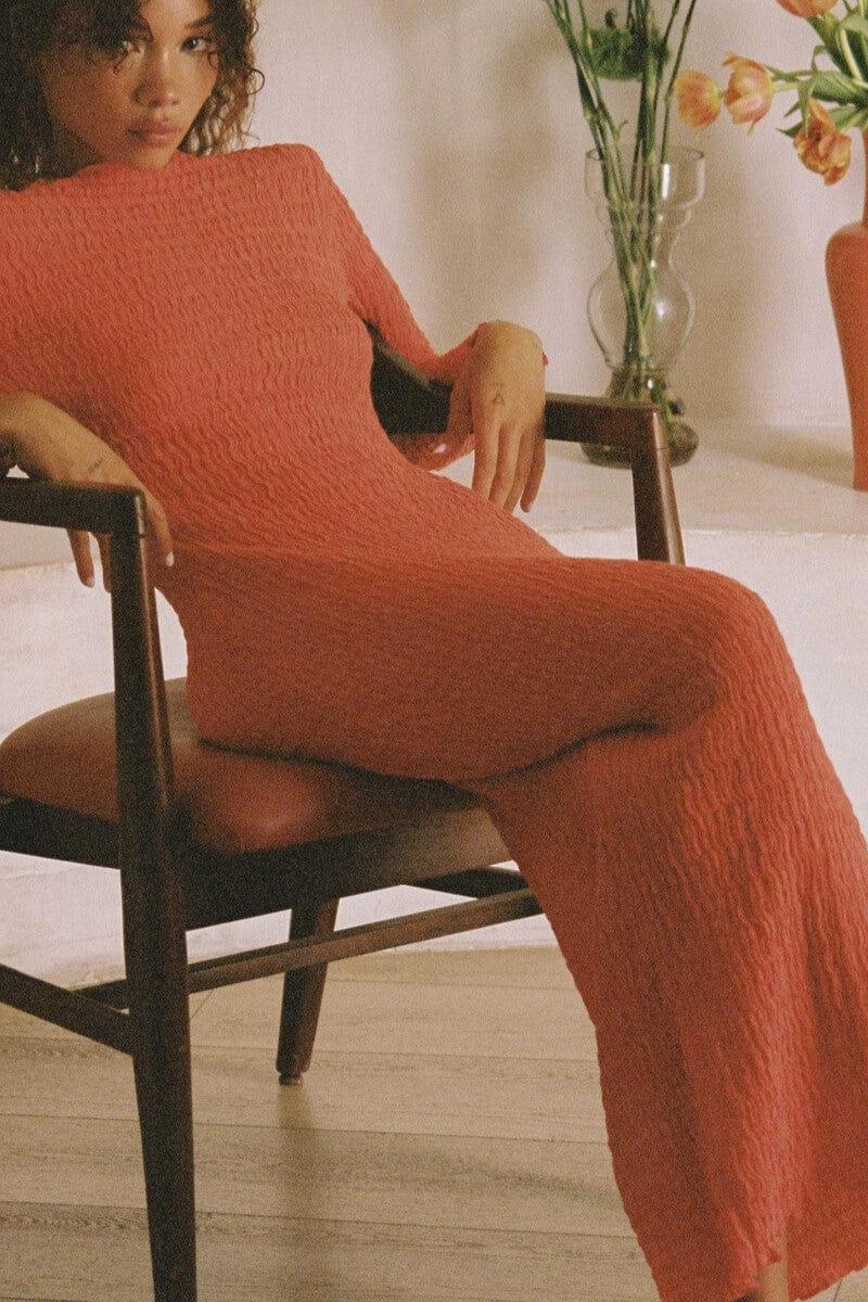 Tangerine Solidad Dress