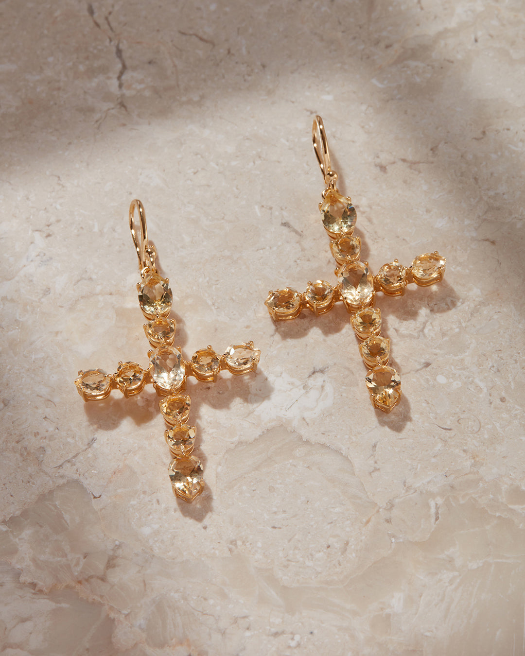 The Isabella Cross Earrings - Luv Aj Fine