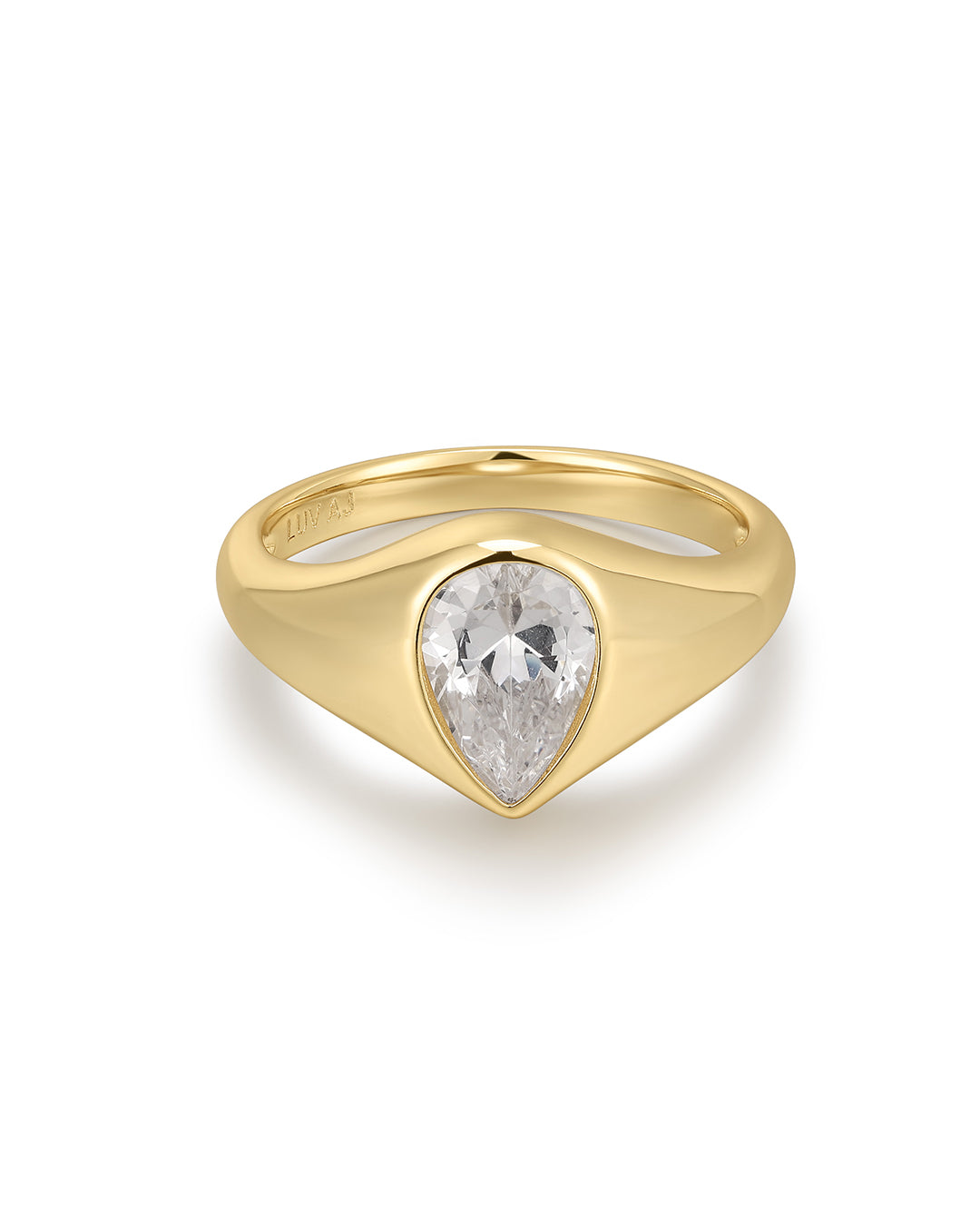 The Poire Bezel Ring