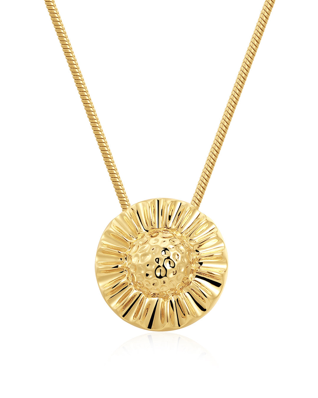 The Sunflower Pendant Necklace