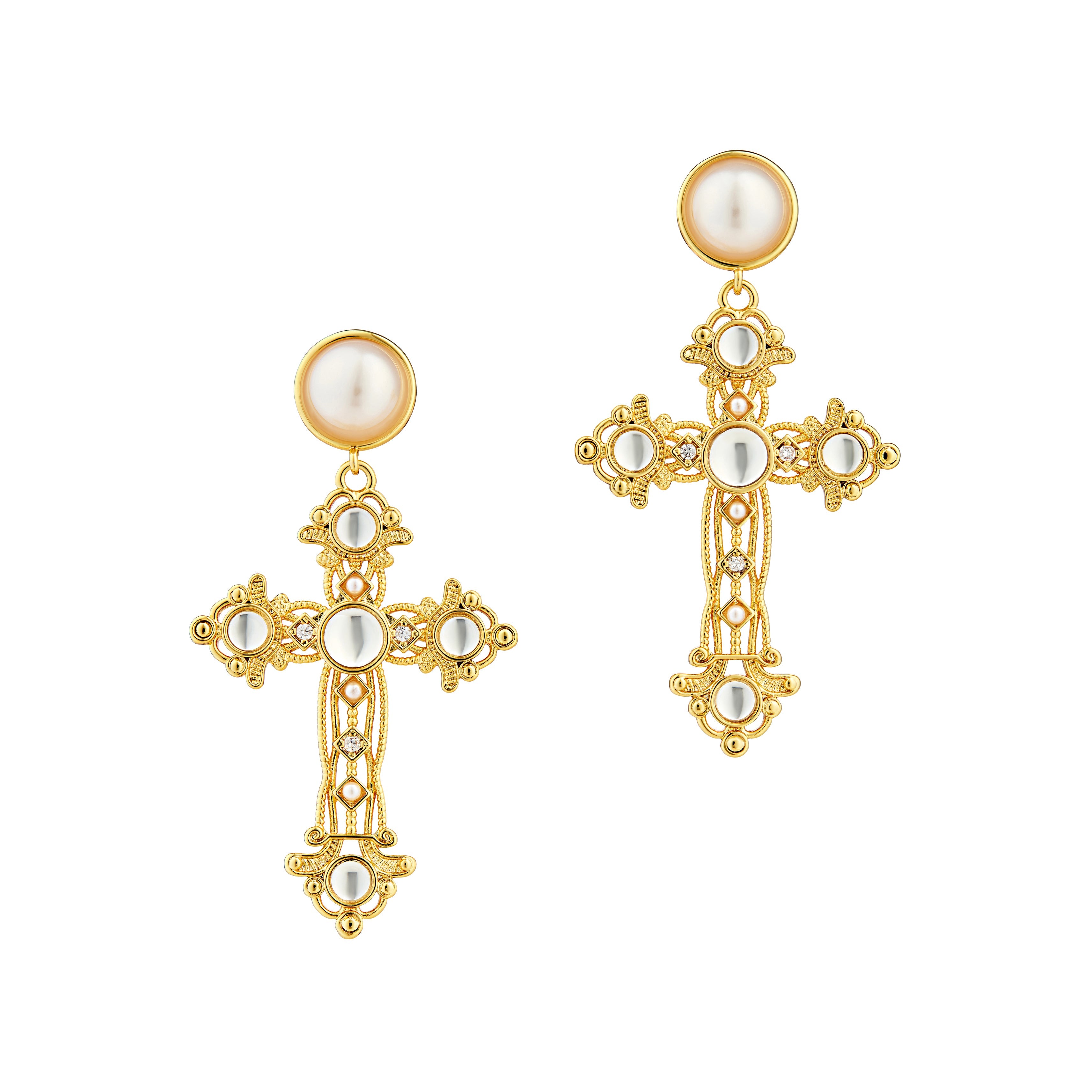 The Madonna Earrings (crystal)