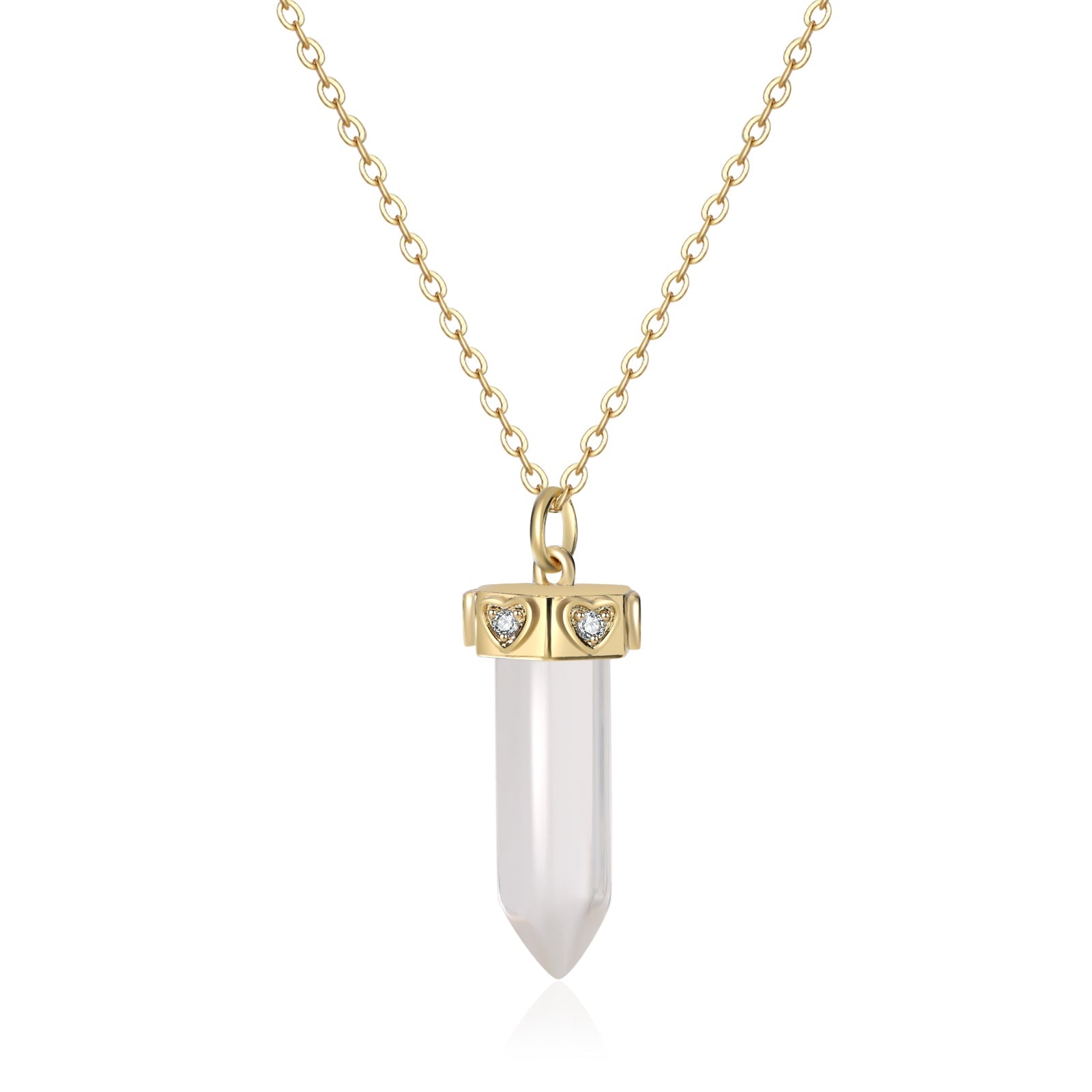 The Manifest Necklace (White Quartz)