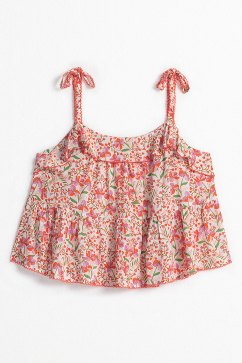 Top Astra Kids V Pink Mini Jonquille Viscose