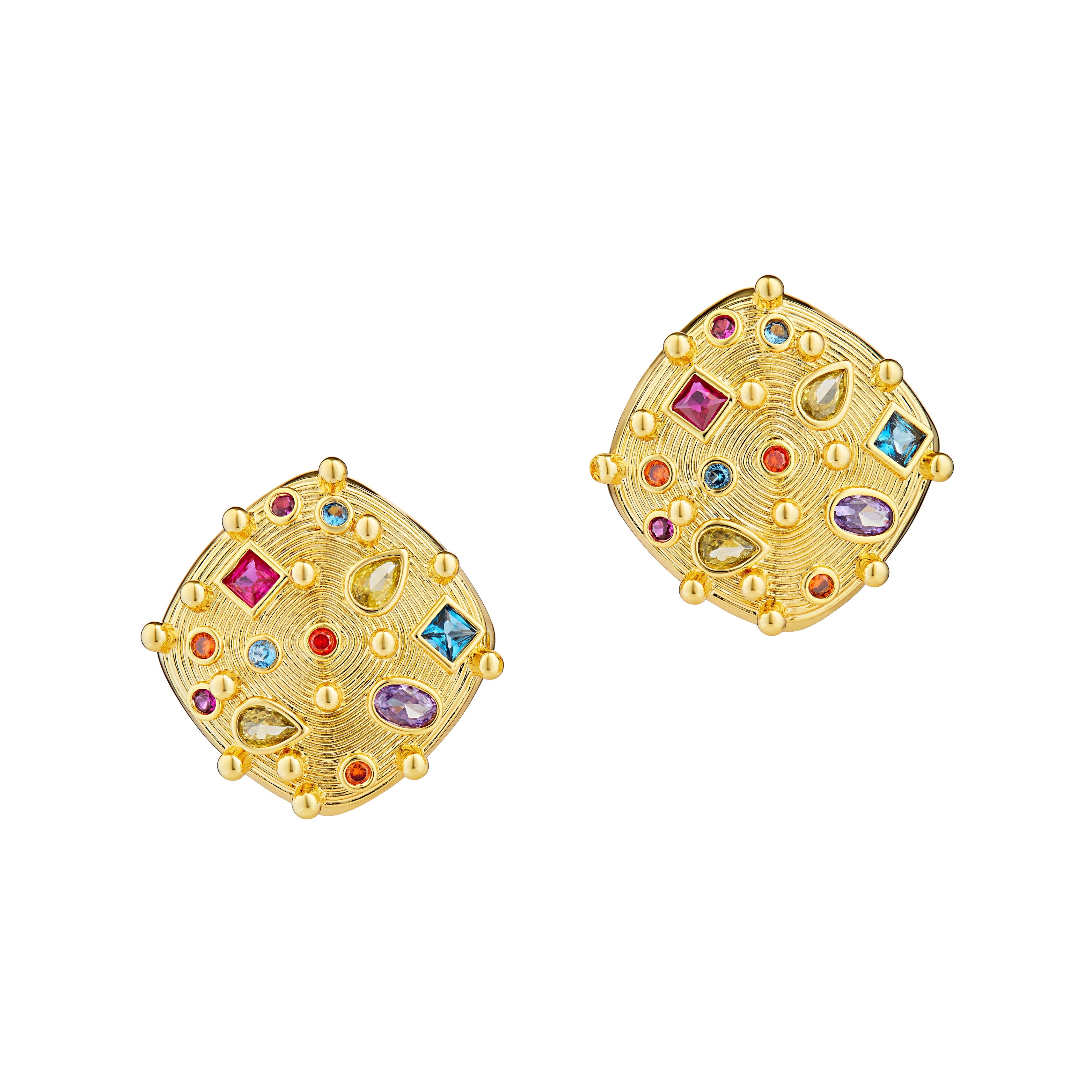 Treasure Hunt Earrings (rainbow)