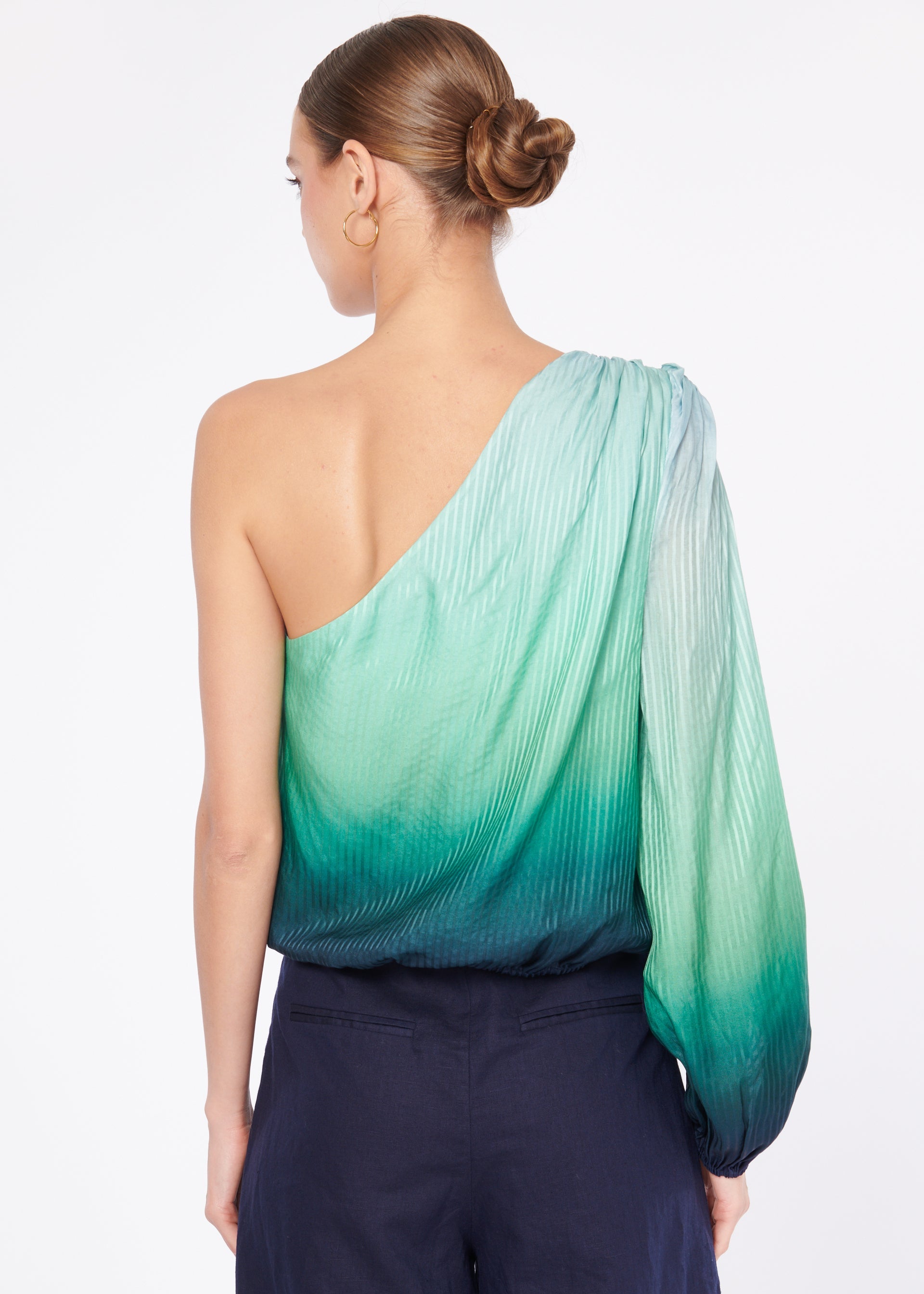 Lenore Top Turquoise Ombre