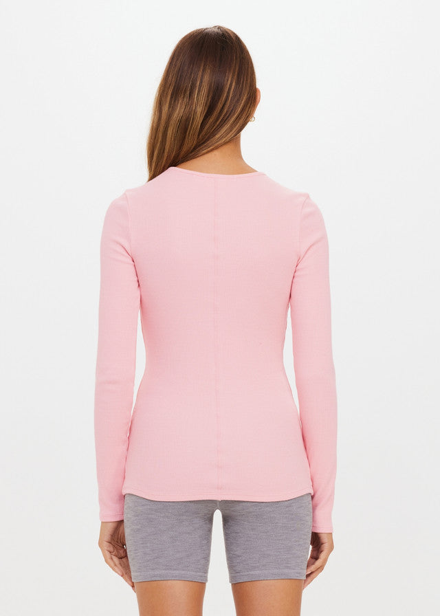 Rib Chrissy Long Sleeve Top