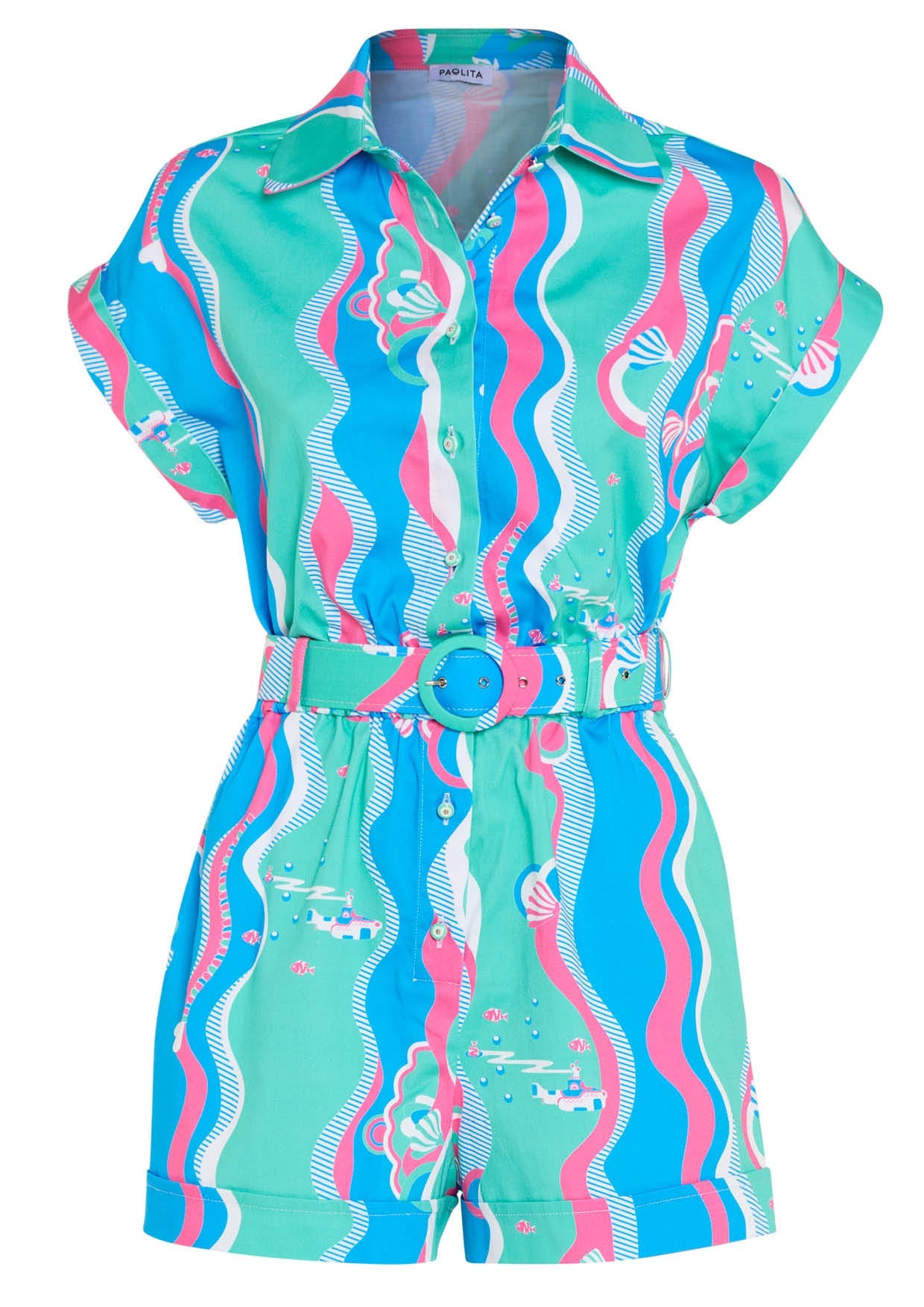 Image of product named underwater dreamer sienna playsuit by Paolita London
