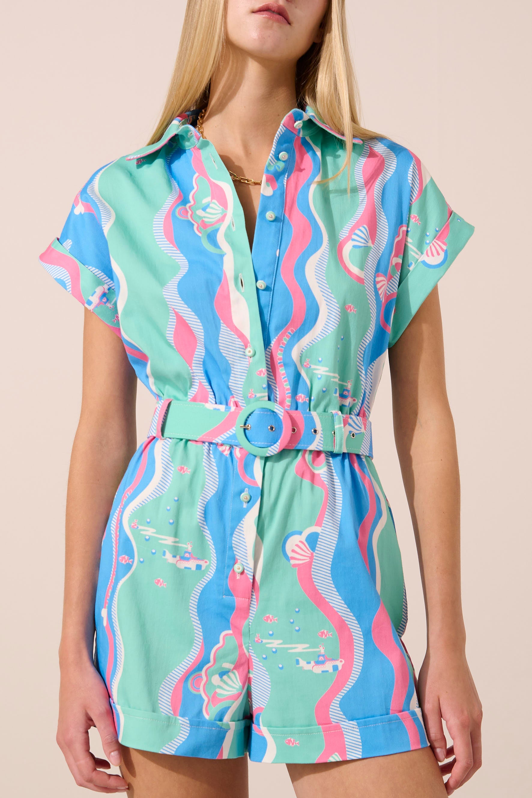 Image of product named underwater dreamer sienna playsuit by Paolita London