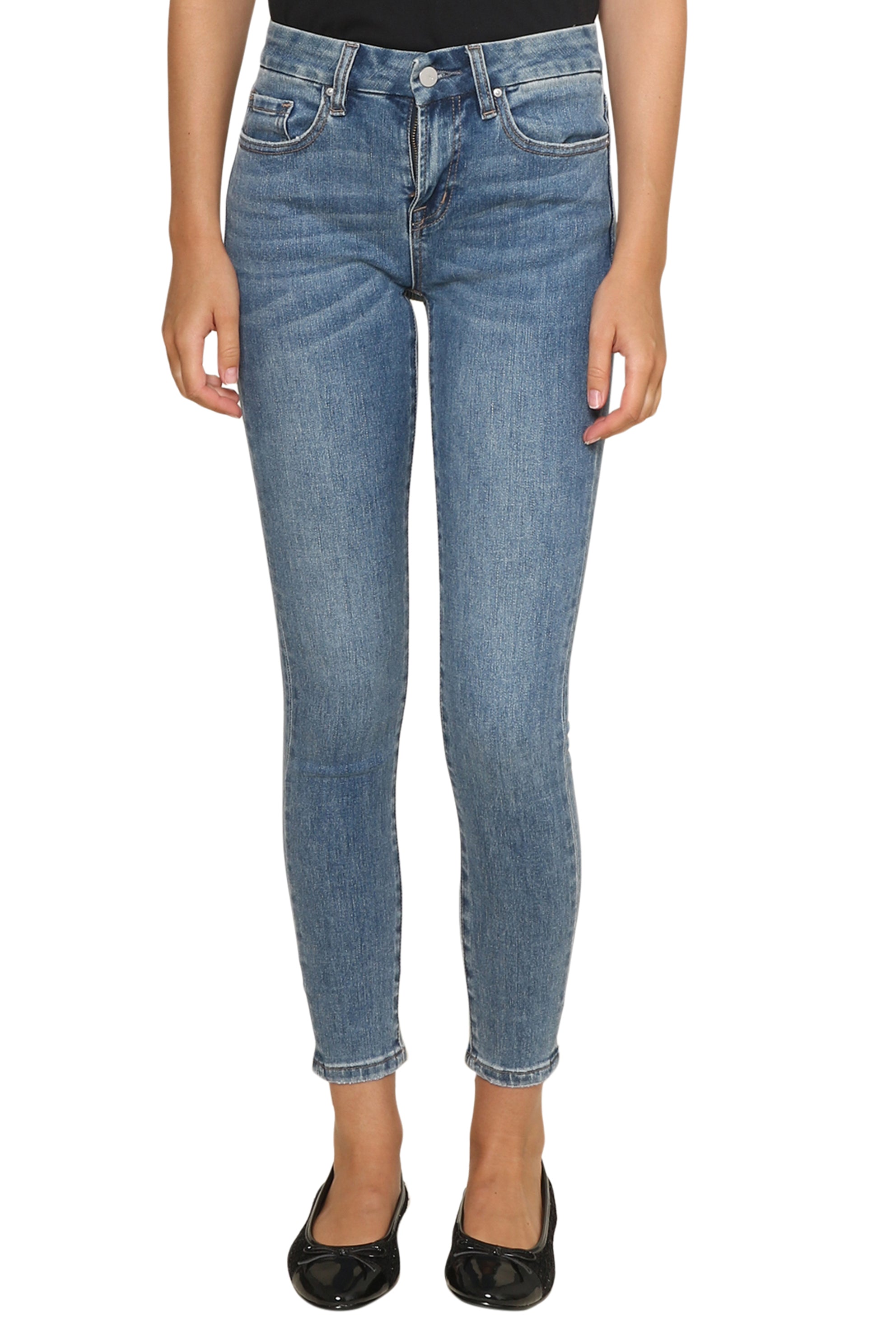 Mid Rise Skinny Ankle