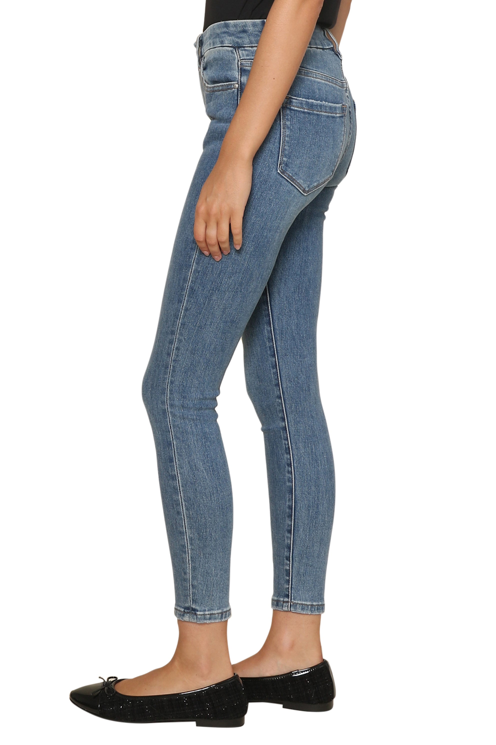 Mid Rise Skinny Ankle