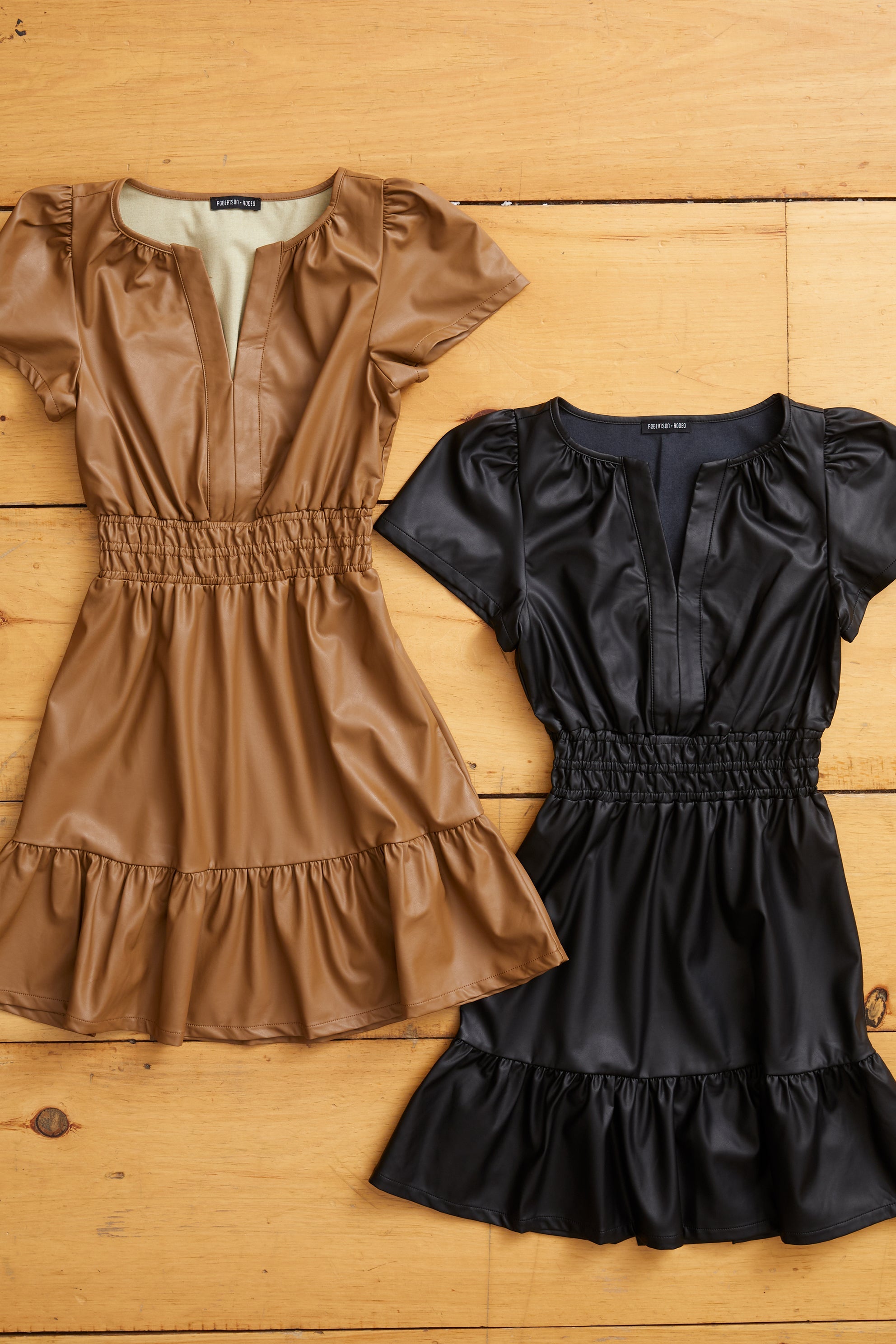 Jenny Vegan Leather Dress