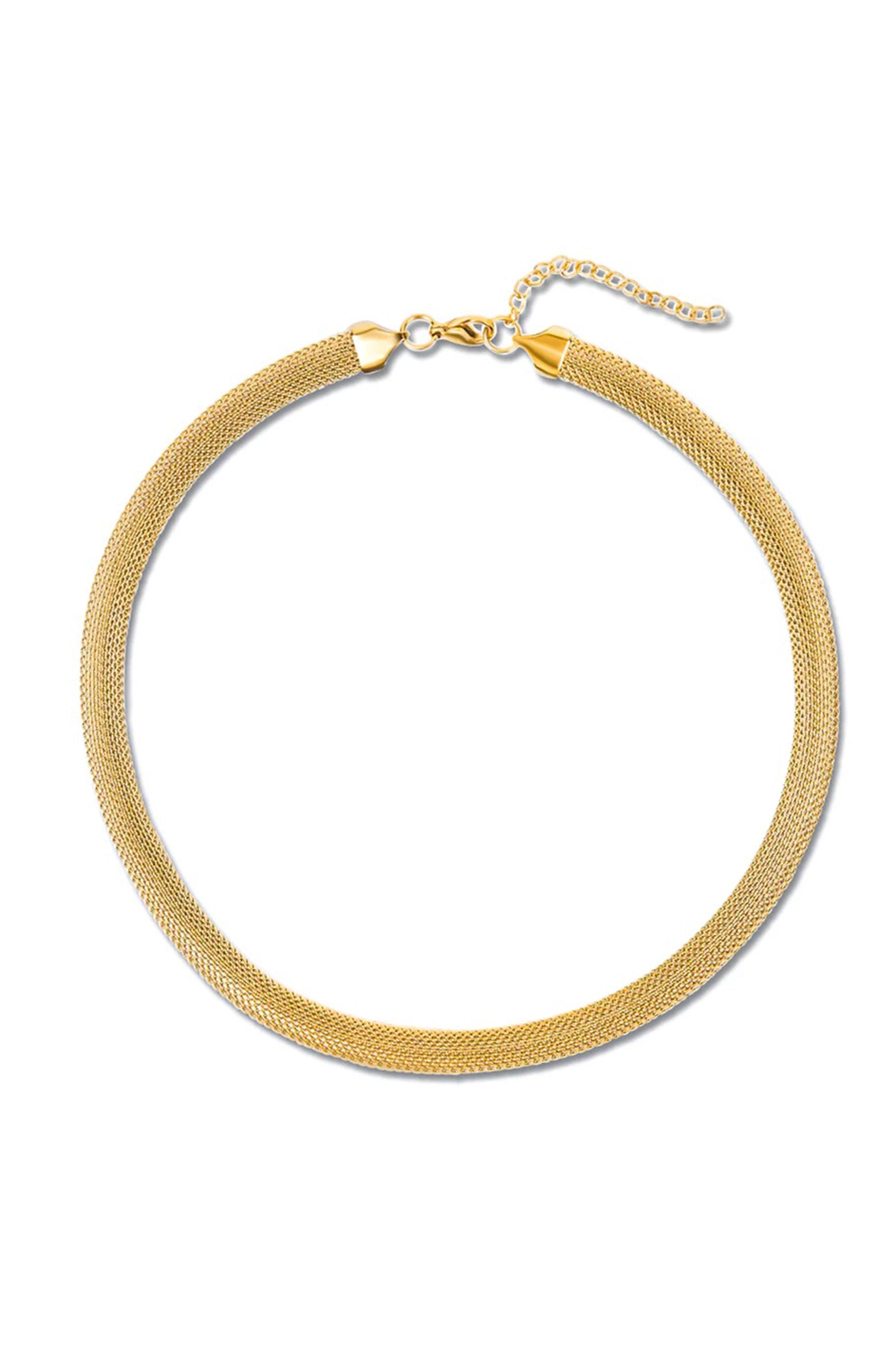 Delia Mesh Chain Necklace | Ellie Vail