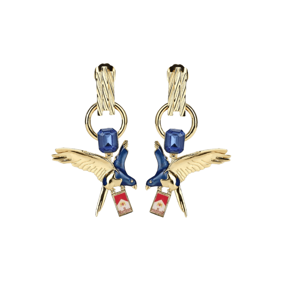 The Smoking Bird Earrings - will take 2-4 weeks to arrive