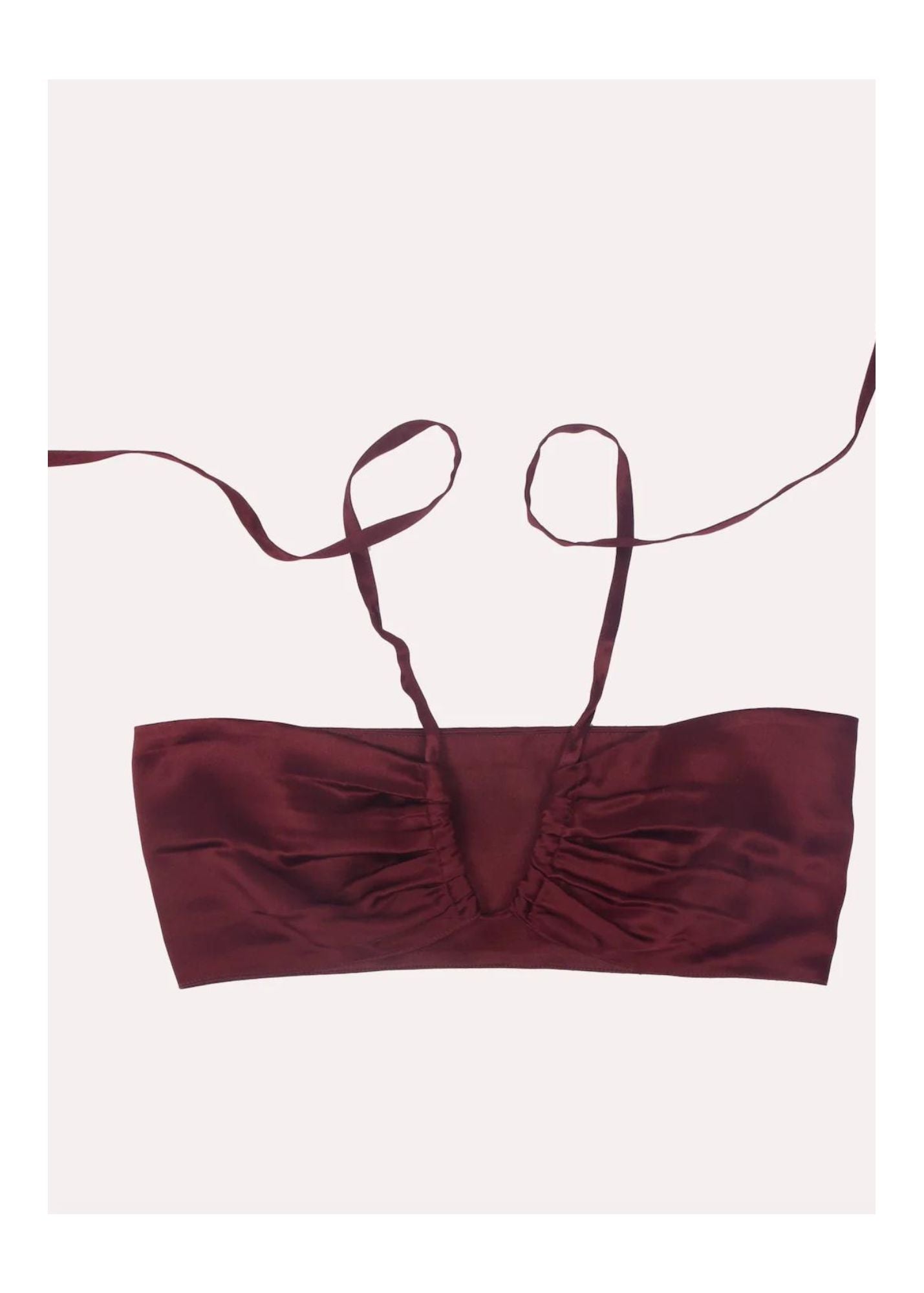 QUINCE HALTER BURGUNDY + DEADSTOCK