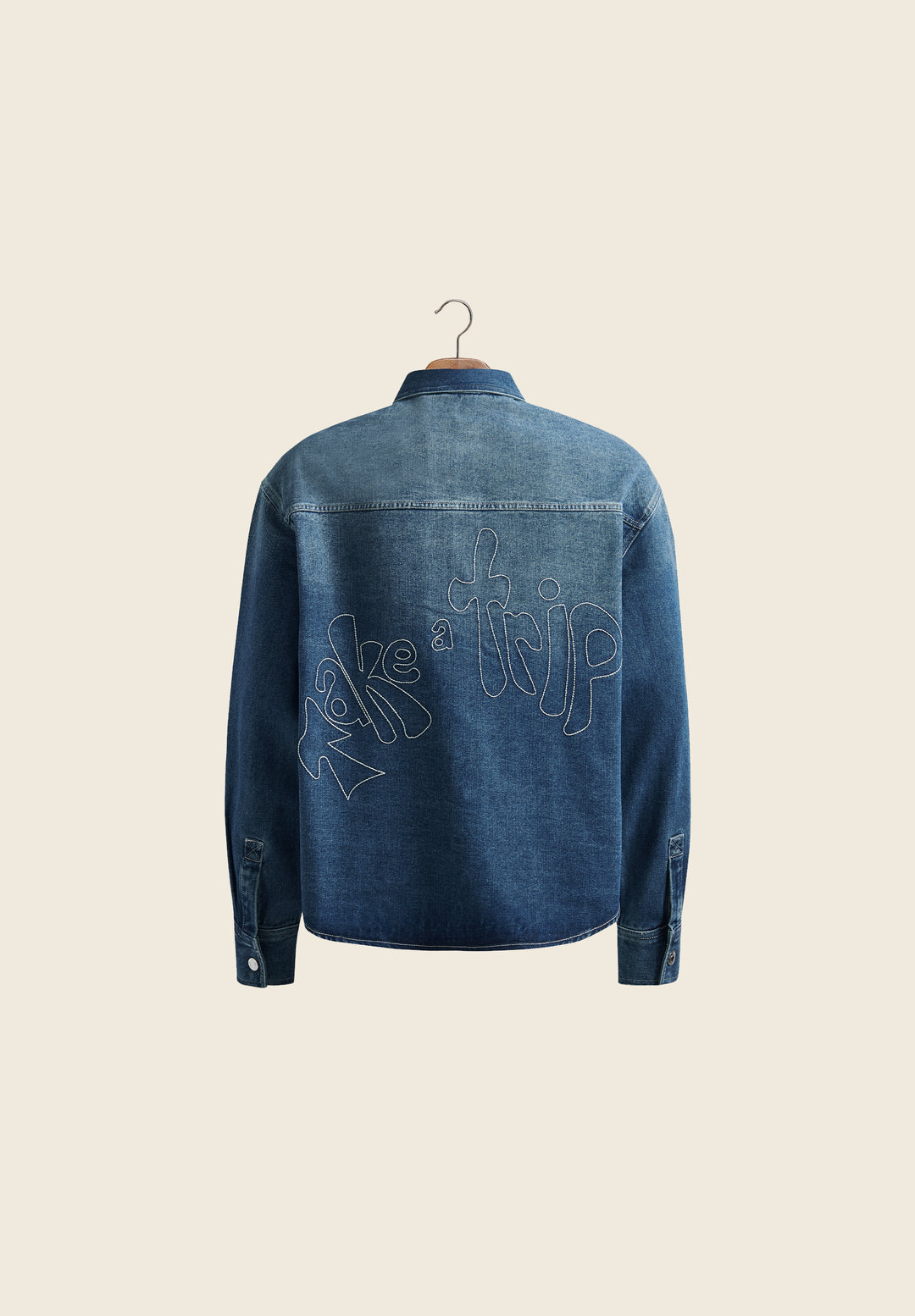 Take A Trip Topstitch Shirt Pre 25