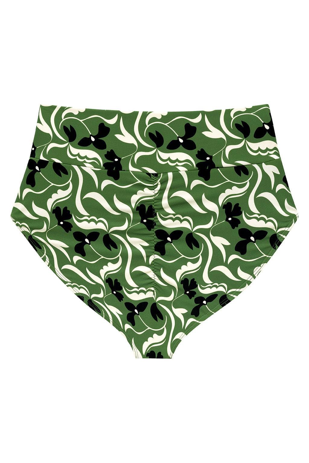 Veronica Floral Full Coverage High Rise Bikini Bottom