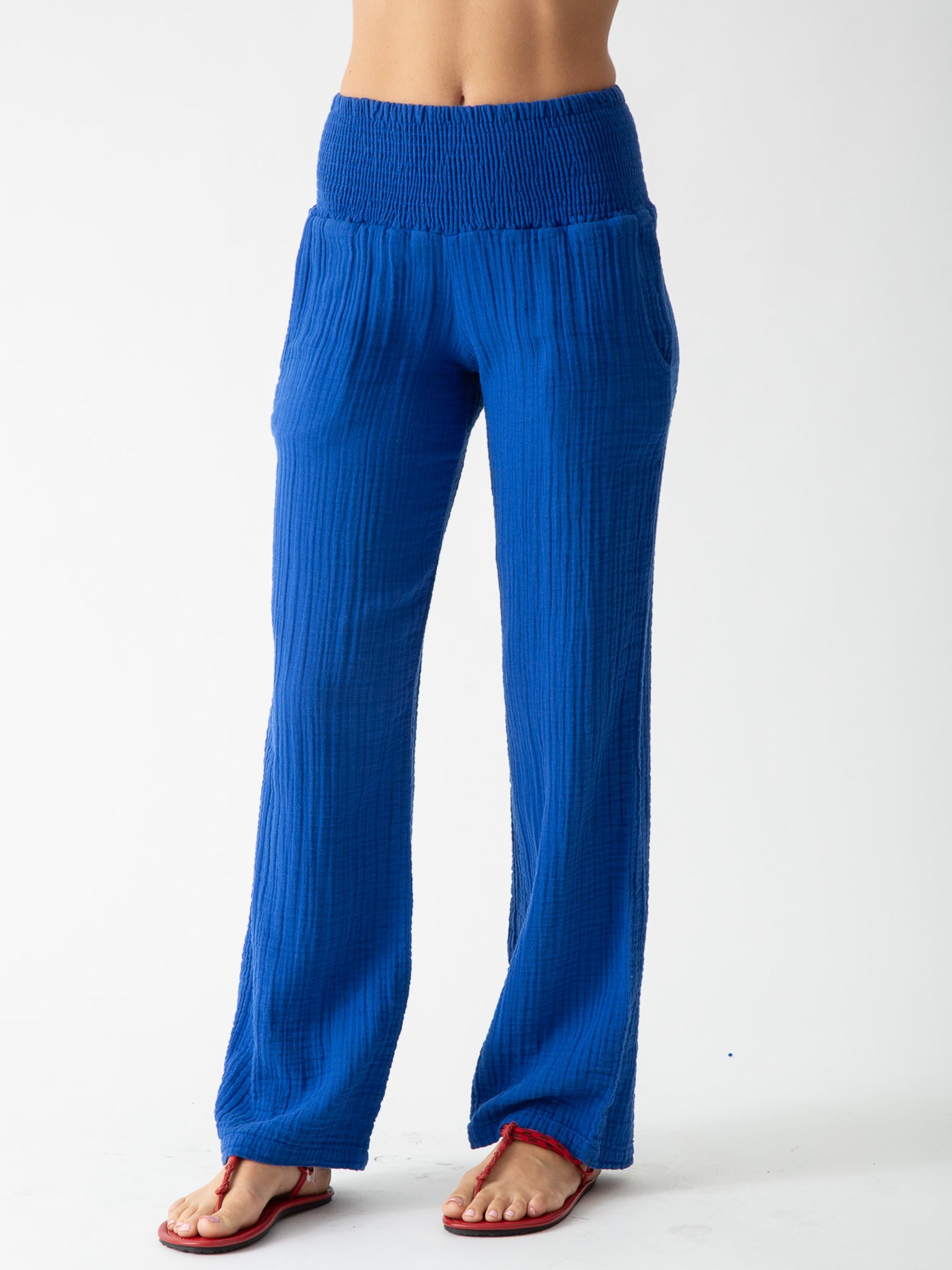 Beach Gauze Pant - Royal